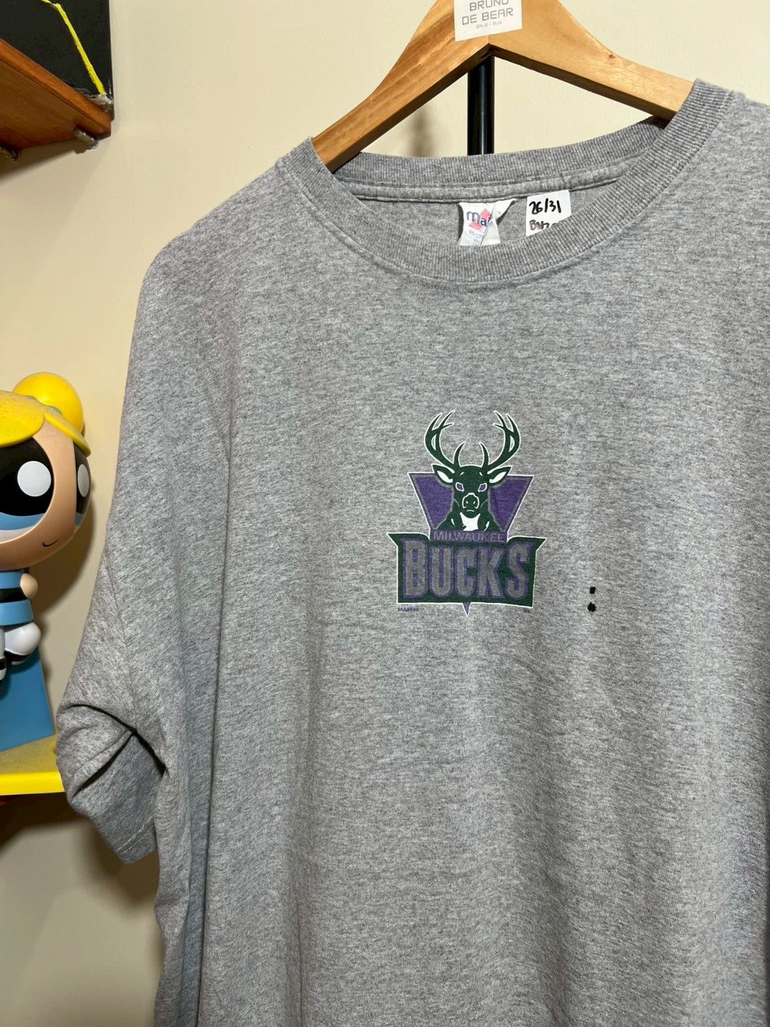 Vintage Vintage MILWAUKEE BUCKS shirt NBA bnz02 Size US XL / EU 56 / 4 - 1 Thumbnail