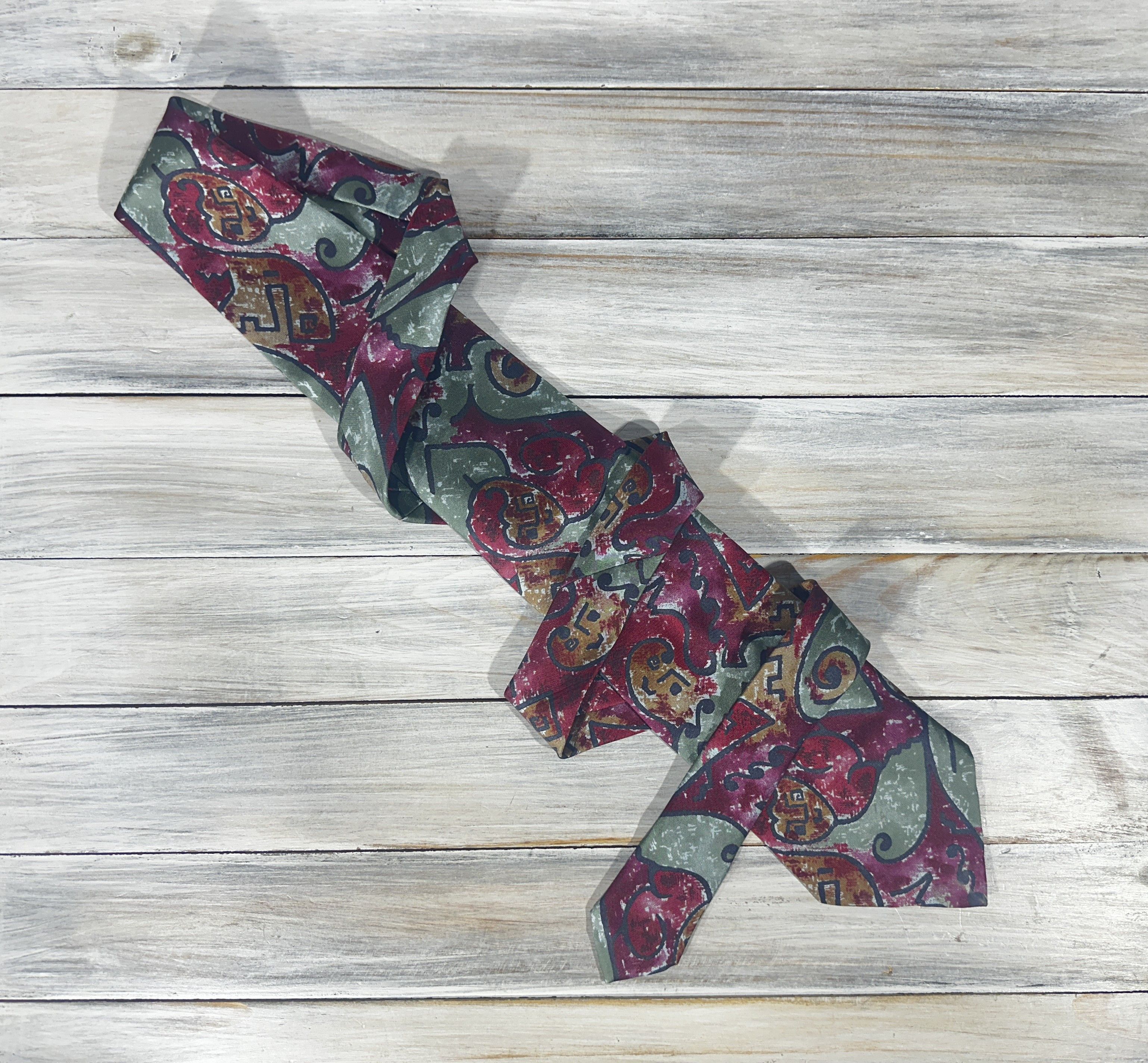 Pierre Cardin PIERRE CARDIN Paris Silk Tie Made In Great Britain Paisley Size ONE SIZE - 20 Thumbnail