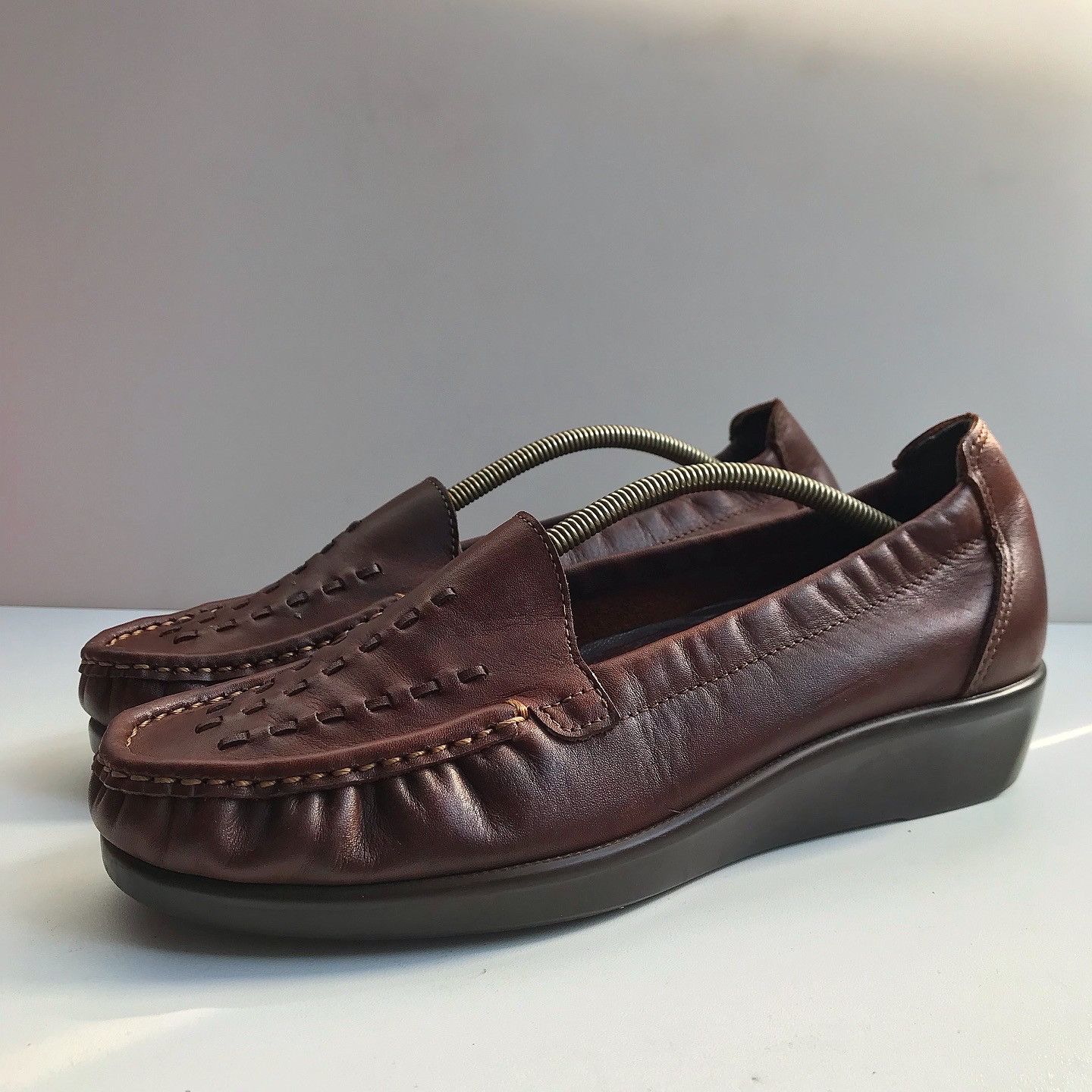 SAS Vintage American Loafer SAS made in Usa Weave penny loafer Size US 6 / IT 36 - 1 Thumbnail