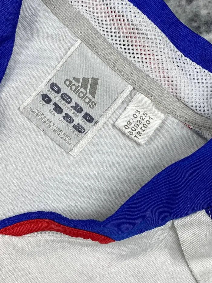 Adidas Adidas FRANCE 2004 2006 AWAY SHIRT Soccer Jersey Size US S / EU 44-46 / 1 - 4 Thumbnail