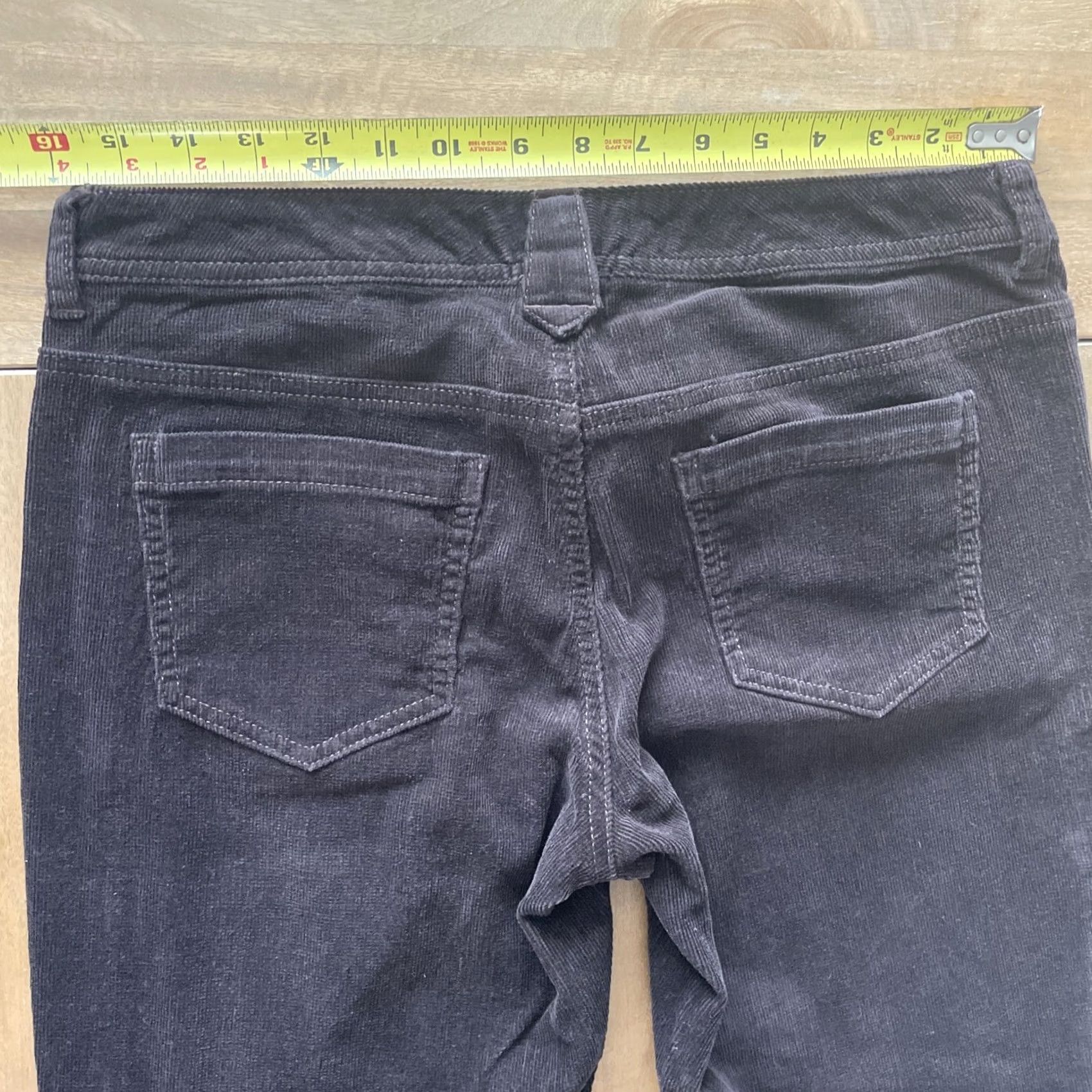 Tommy Hilfiger Tommy Hilfiger Corduroy Bootcut Pants Womens 6R Brown Mid Rise Trousers Size 28" / US 6 / IT 42 - 4 Thumbnail