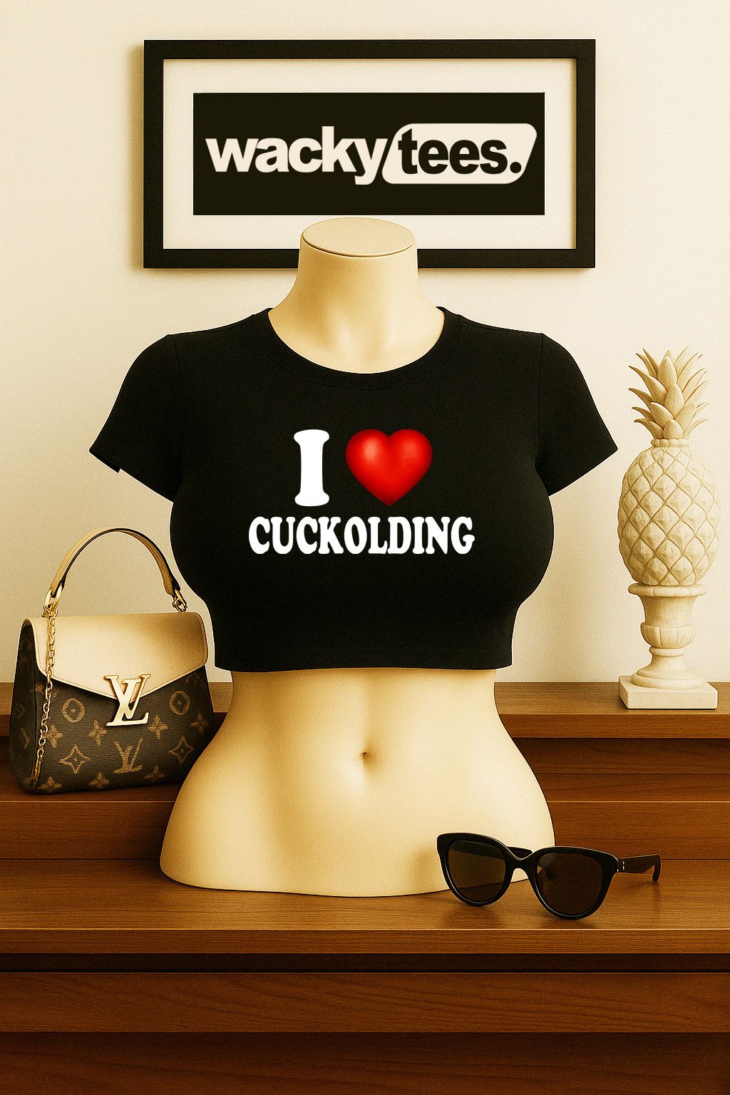 Other I Love Cuckolding I Heart Watching Graphic Tee Shirt Size US L / EU 52-54 / 3 - 6 Thumbnail