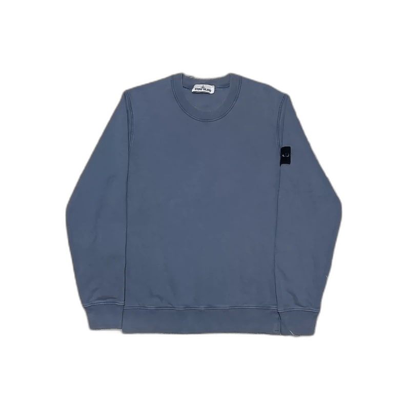 Stone Island Stone Island Crewneck Sweatshirt in Foggy Blue -2506 Size US M / EU 48-50 / 2 - 1 Thumbnail