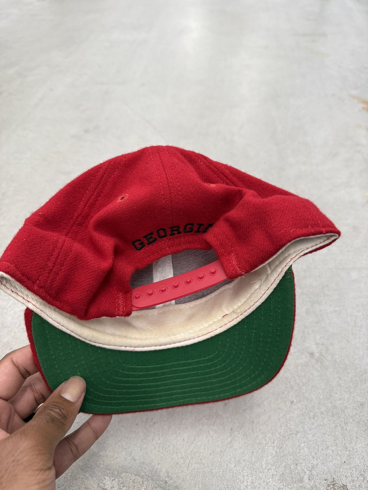 Vintage Vintage 90s Georgia Bulldogs Wool SnapBack Size ONE SIZE - 4 Thumbnail