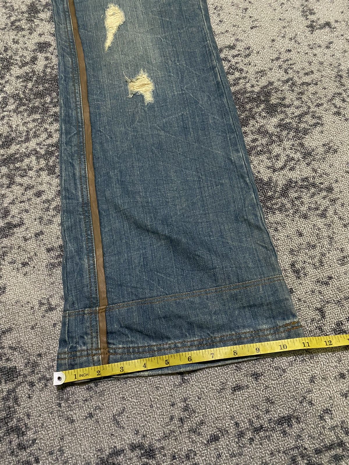 Hysteric Glamour × If Six Was Nine × Japanese Brand Y2k Doho distressed baggy jeans Size 31" - 10 Thumbnail