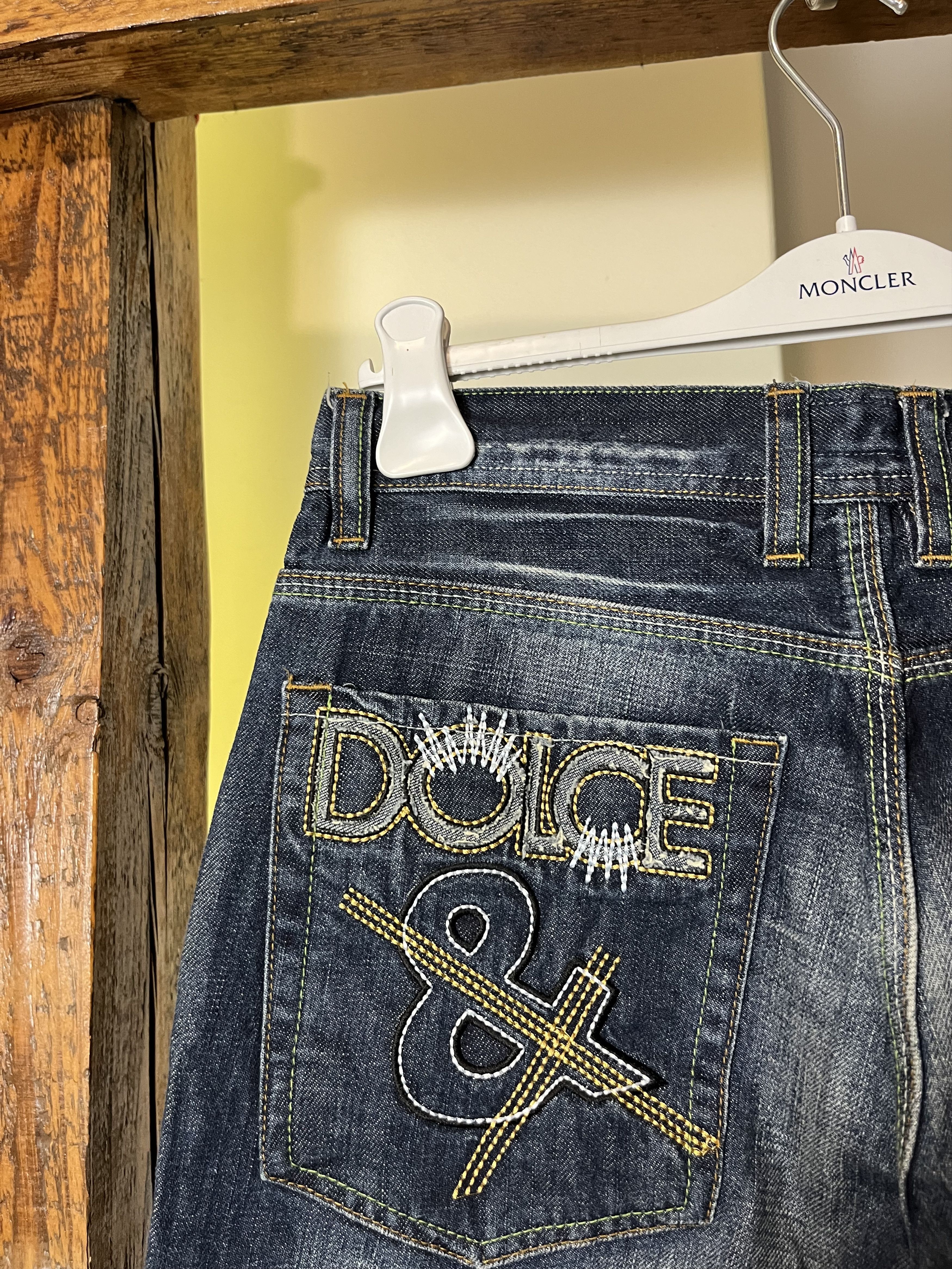 Dolce & Gabbana × Vintage Vintage y2k Dolce & Gabbana Big Embroidered Logo Size US 30 / EU 46 - 9 Thumbnail