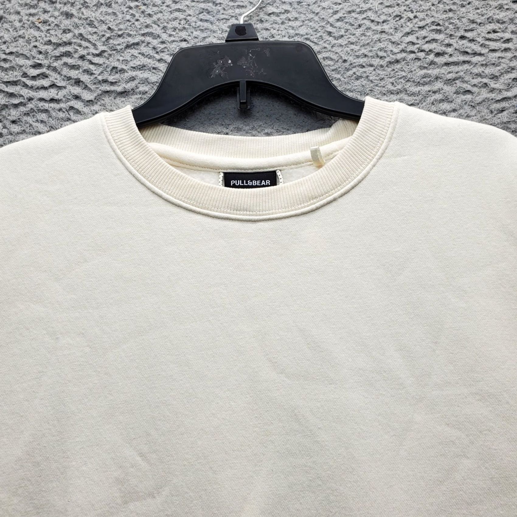 Vintage Pull&Bear Mens Sweatshirt Tan Cotton Fleece Lined Long Sleeve Pullover M Size Clothing Shirt Size US M / EU 48-50 / 2 - 7 Thumbnail