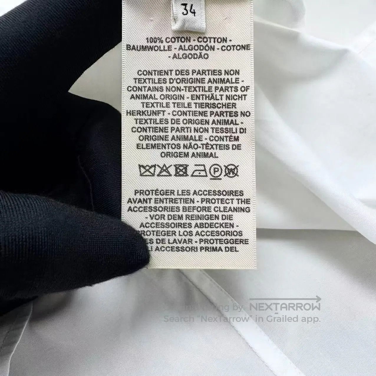 Hermes Hermes SS23 White Pig Nose Shirtdress| Size XXS / US 00 / IT 34 - 6 Thumbnail