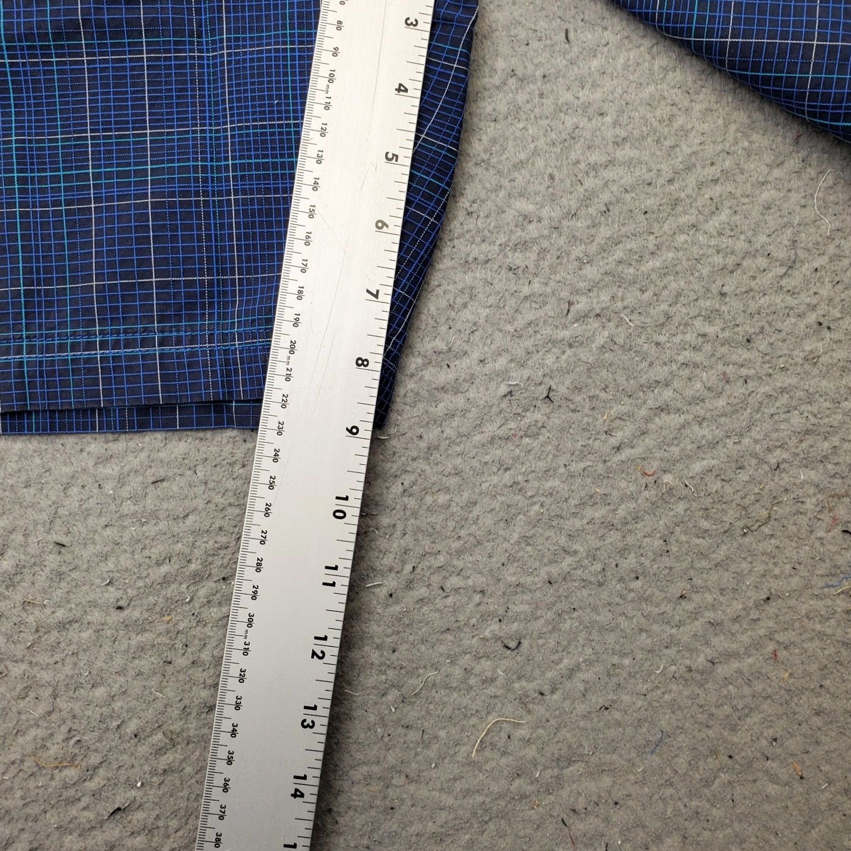 Calvin Klein Calvin Klein Mens Chino Shorts 34 Multi Plaid Flat Front Mid Rise Slash Pockets Continental Casual Shirt Size US 34 / EU 50 - 4 Thumbnail