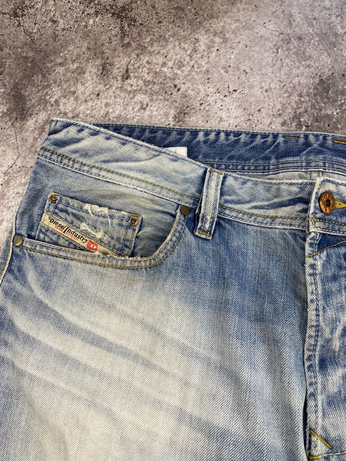 Diesel Vintage Diesel Junya Watanabe Baggy distressed Japan jeans😊 Size US 36 / EU 52 - 8 Thumbnail