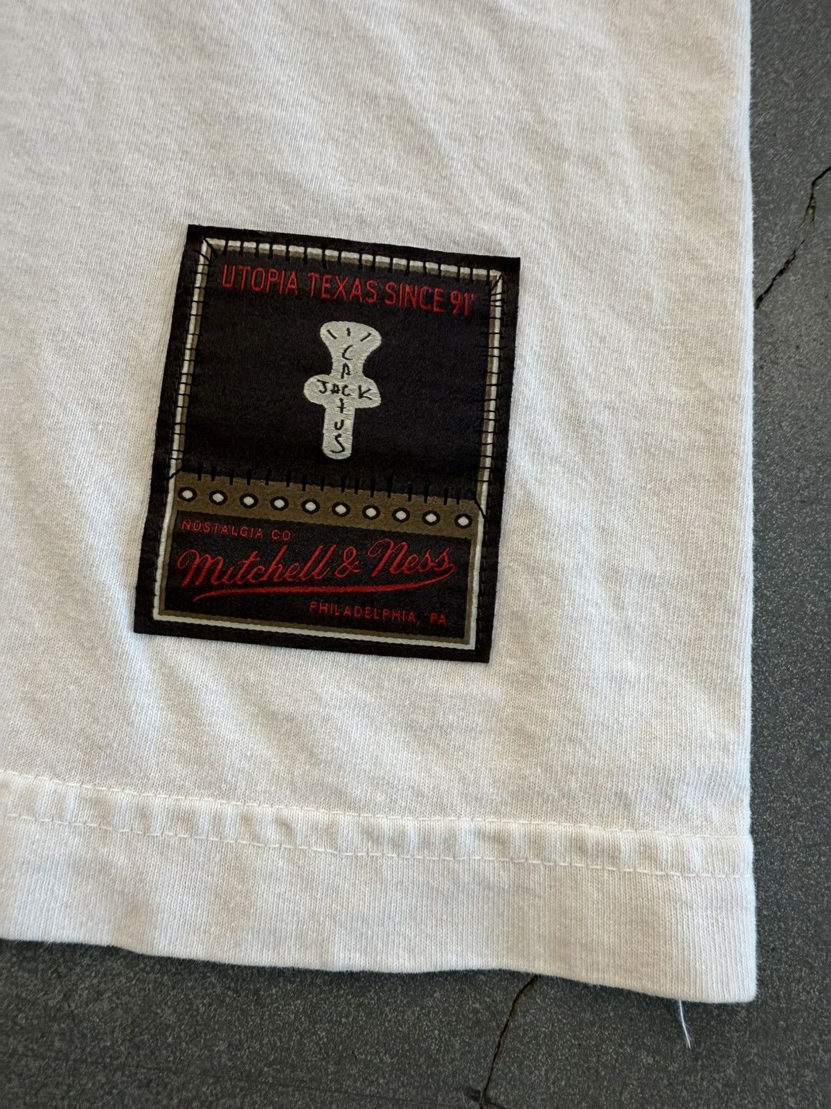 Mitchell & Ness × Travis Scott Travis Scott X Mitchell & Ness Miami Hand Drawn Tee Size US XL / EU 56 / 4 - 5 Thumbnail