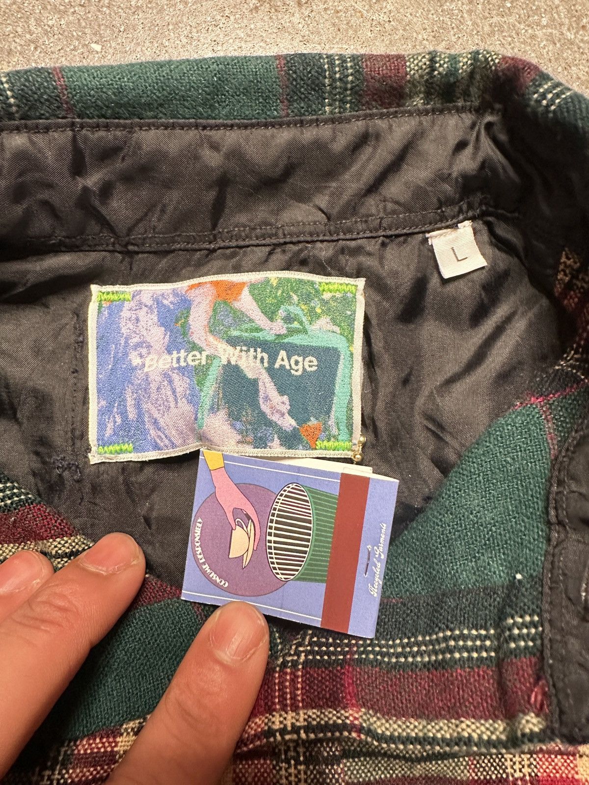 Better With Age Better With Age Muir Repair Flannel Shirt Green Multi Size US L / EU 52-54 / 3 - 5 Thumbnail