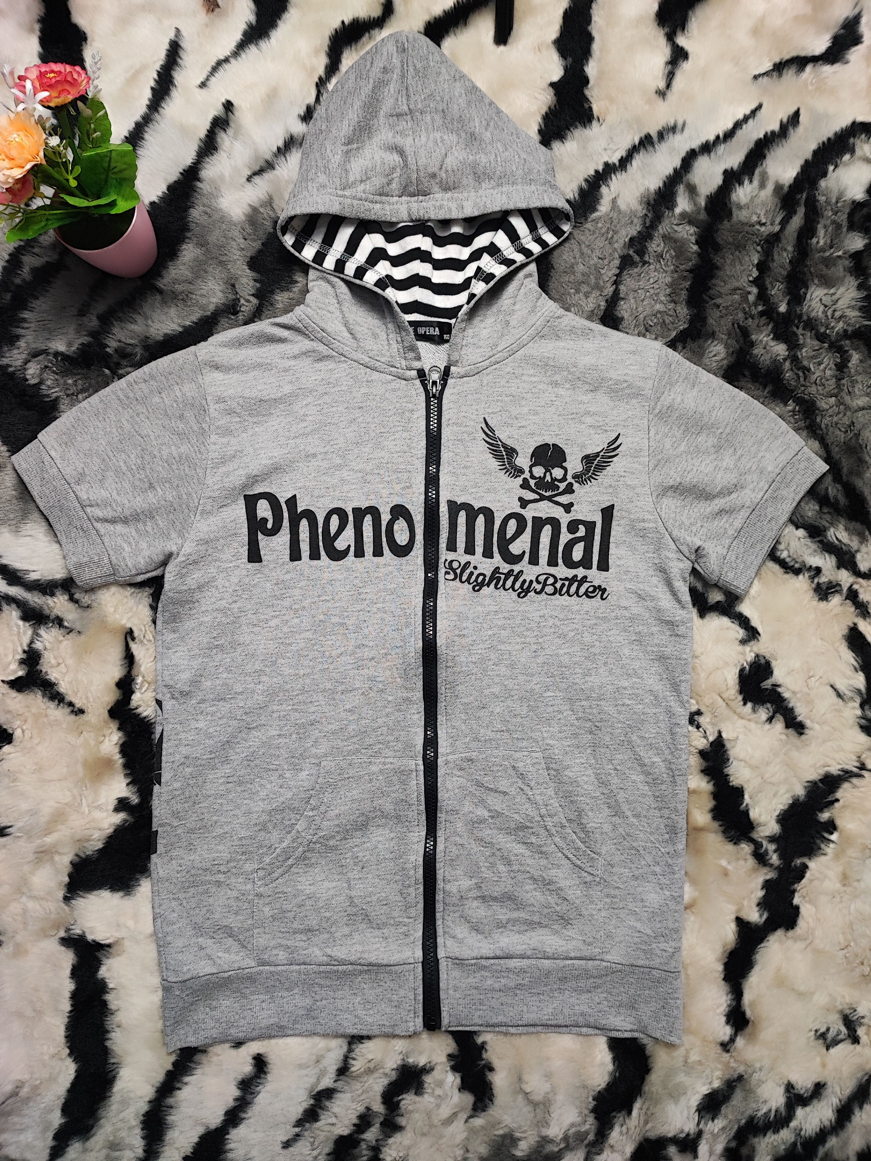 20471120 Space Opera Punk Skull Hoodie Short Sleeve Size US S / EU 44-46 / 1 - 2 Thumbnail