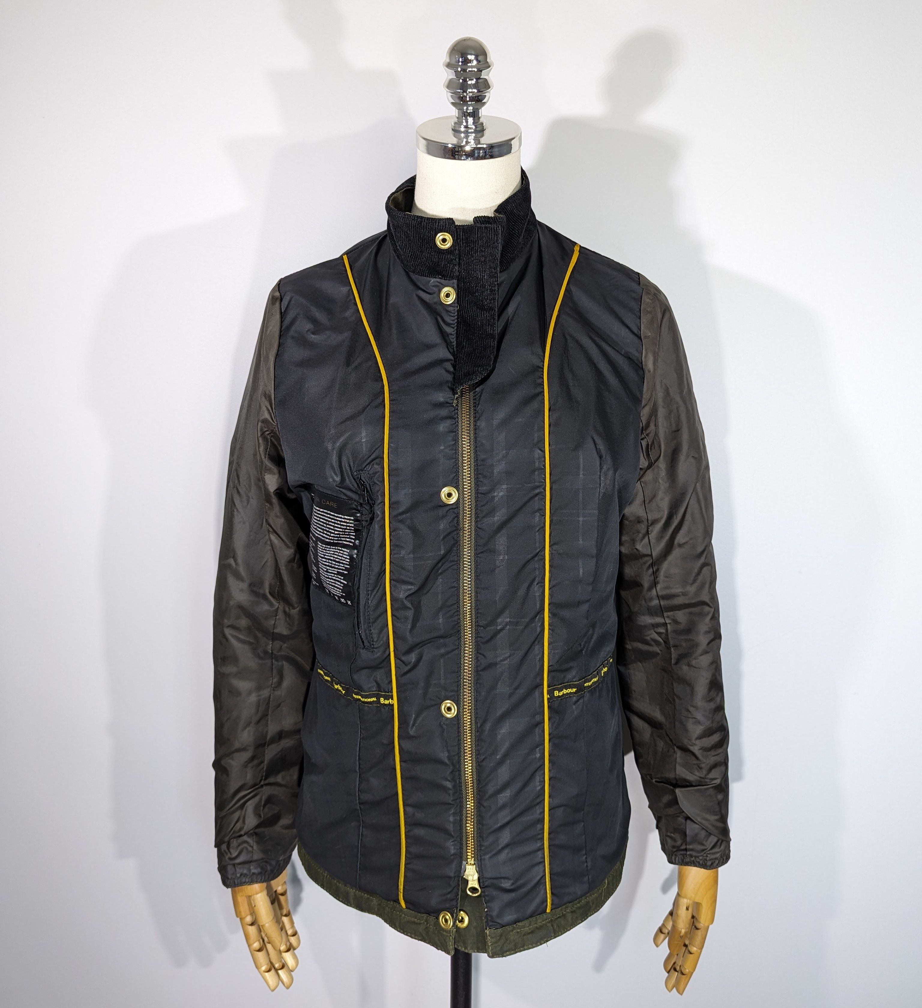 Barbour BARBOUR INTERNATIONAL LEADER WAX Jacket Motorcycle Clothing Size S / US 4 / IT 40 - 13 Thumbnail