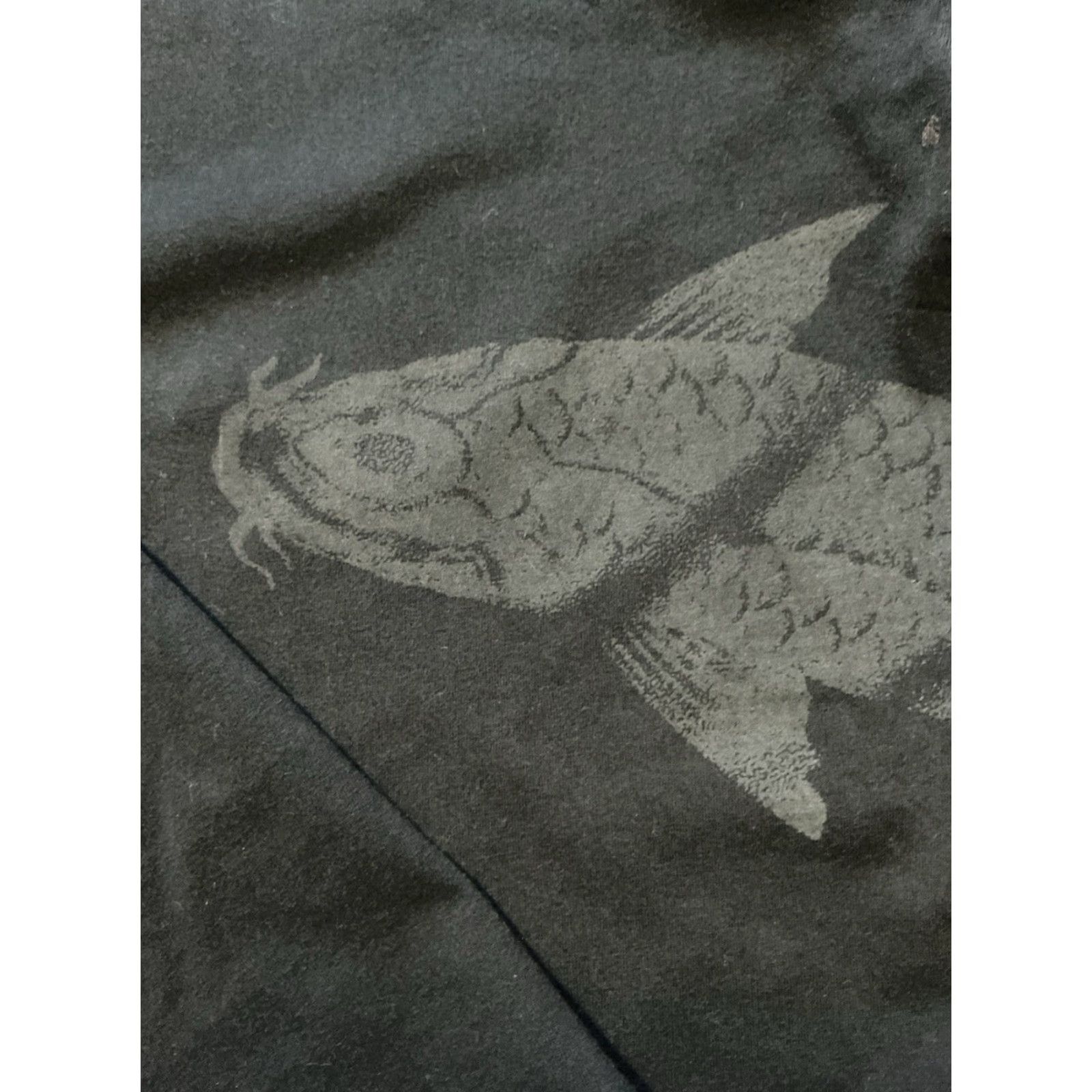 Vintage Civil Society Y2K For The People Koi Fish Skull Stud Cyber Grunge Polo Shirt XL Black Men Size US XL / EU 56 / 4 - 7 Thumbnail