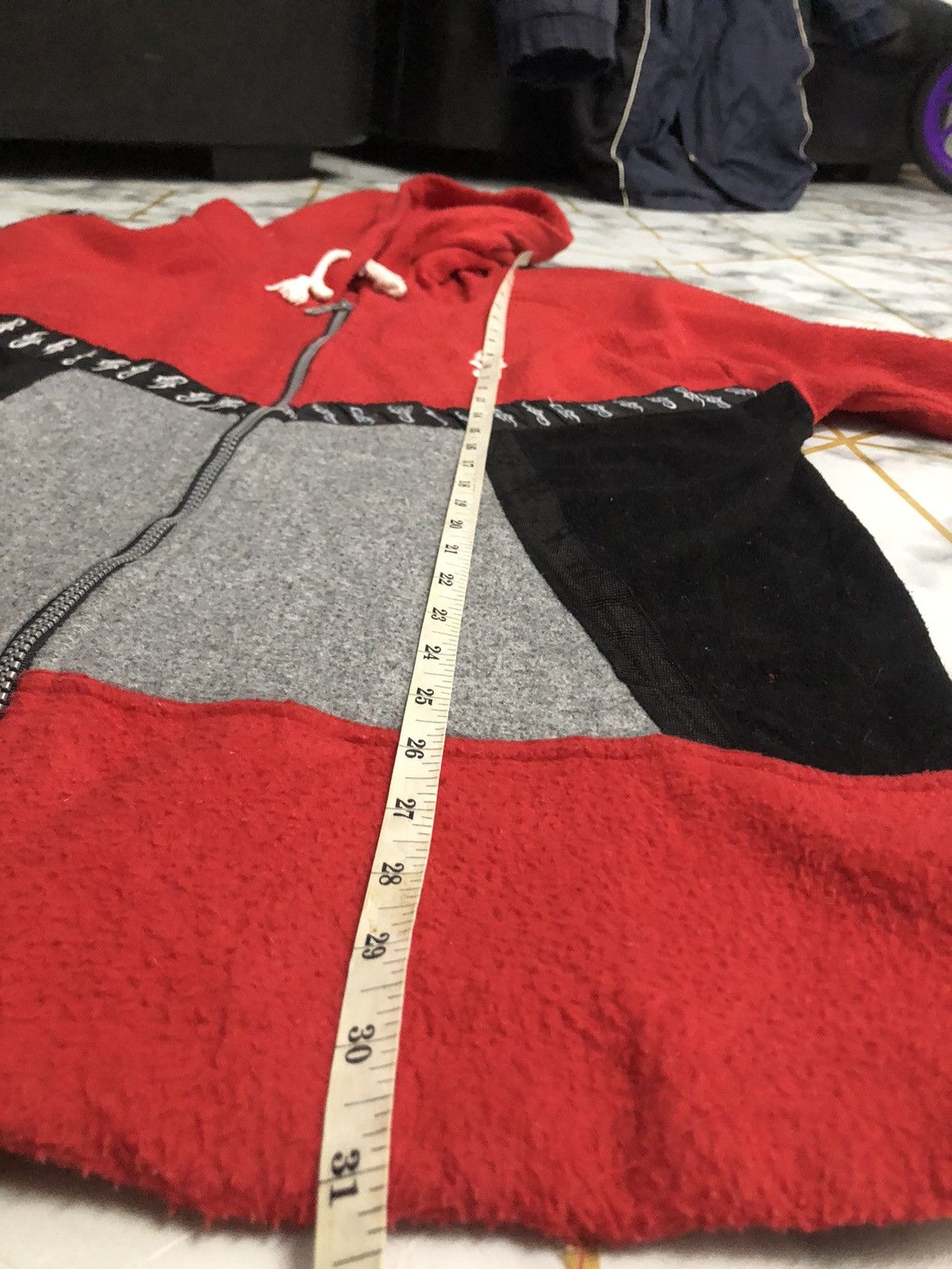 Japanese Brand × Vintage Hip Hop Style Fleece Hoodie Size US XL / EU 56 / 4 - 5 Thumbnail