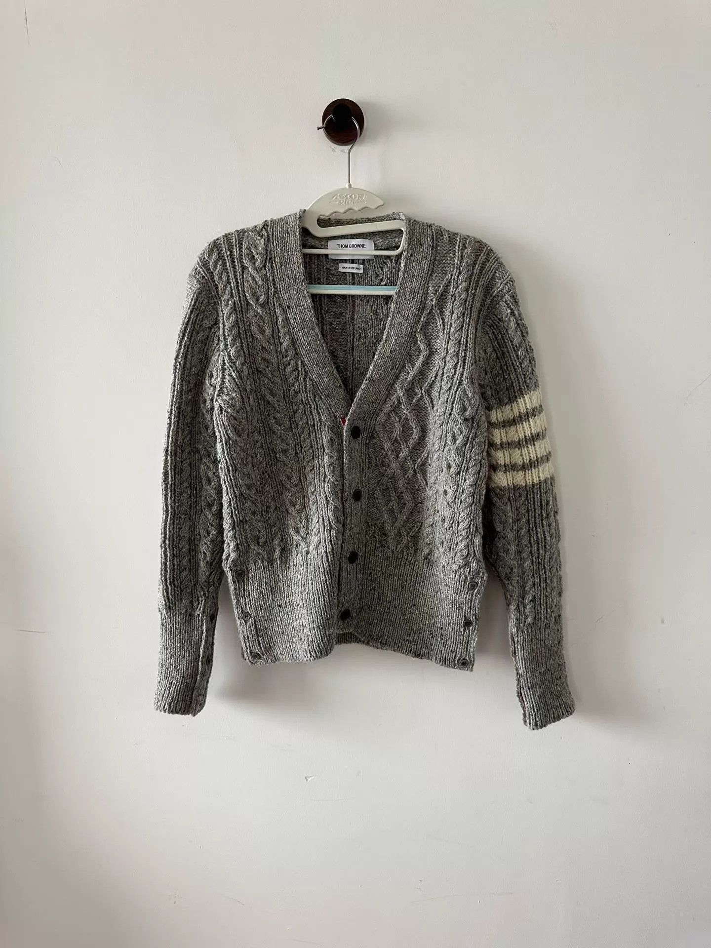 Thom Browne Thom Browne Gray Wool Cardigan Size 1 New Size US S / EU 44-46 / 1 - 1 Thumbnail
