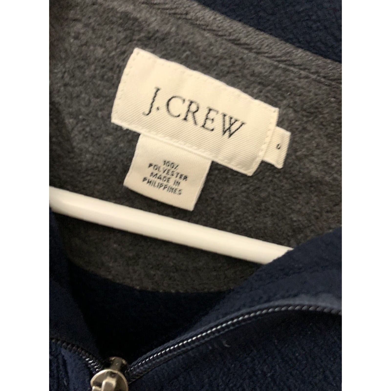J.Crew J.CREW Sweater Adult Small Pullover Blue Fleece 1/4 Zip Long Sleeve Modern Mens Size US S / EU 44-46 / 1 - 2 Thumbnail