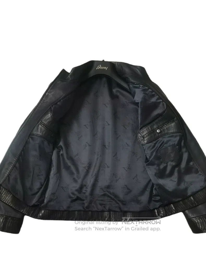 Brioni Brioni Snake skin patchwork leather jacket Size US L / EU 52-54 / 3 - 6 Thumbnail