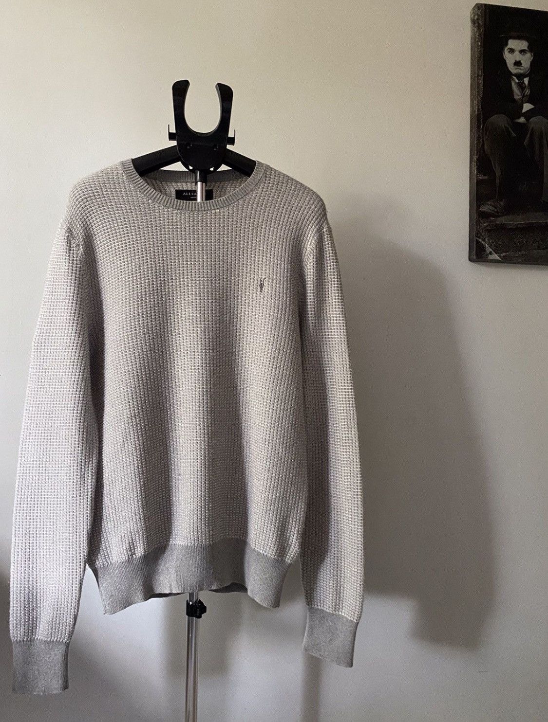 Allsaints Allsaints Heavy Knit Kee Crew Neck Sweater Medium Size US M / EU 48-50 / 2 - 1 Thumbnail