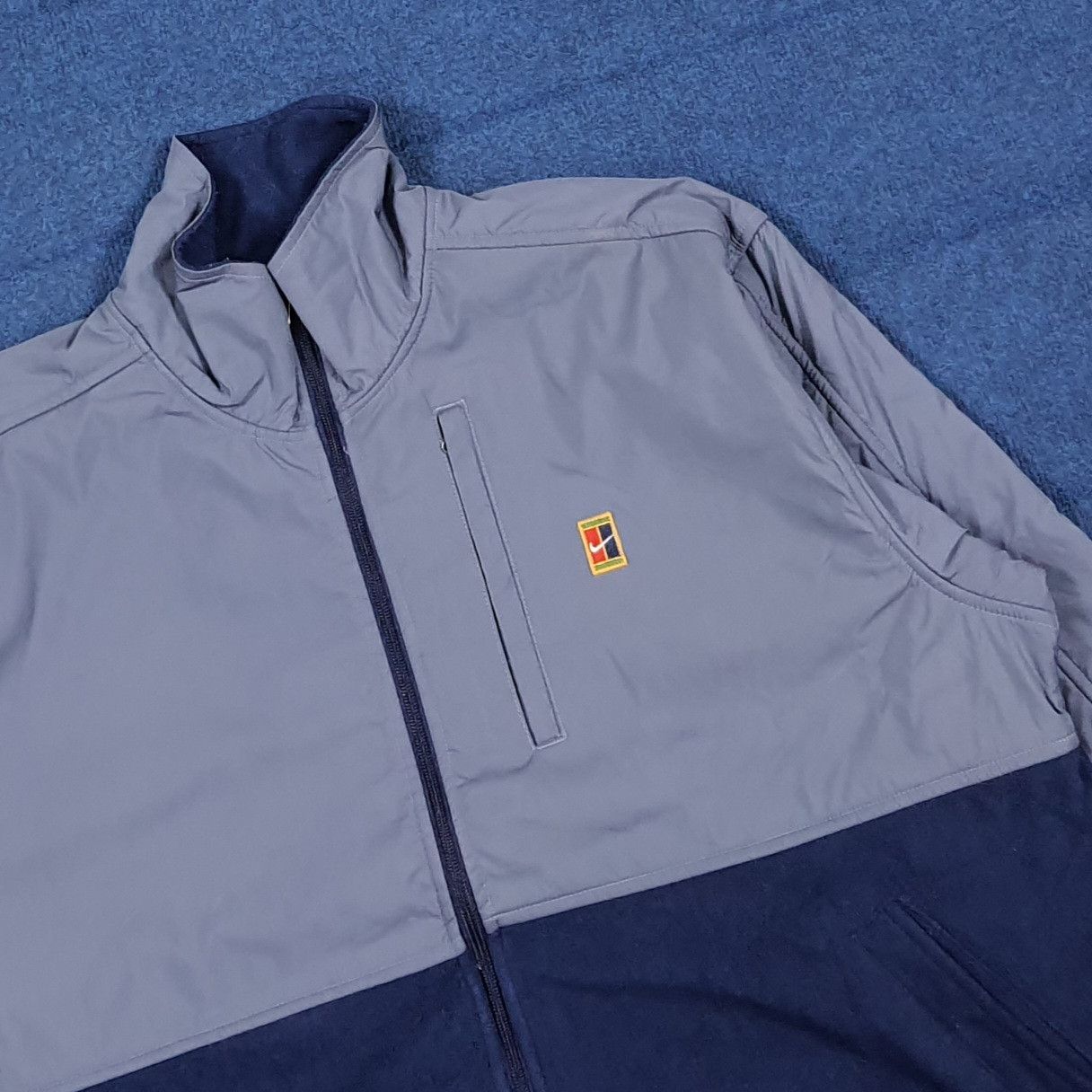 Nike Vintage 90s Nike Challenge Court Fleece Jacket C287N33 Size US L / EU 52-54 / 3 - 4 Thumbnail