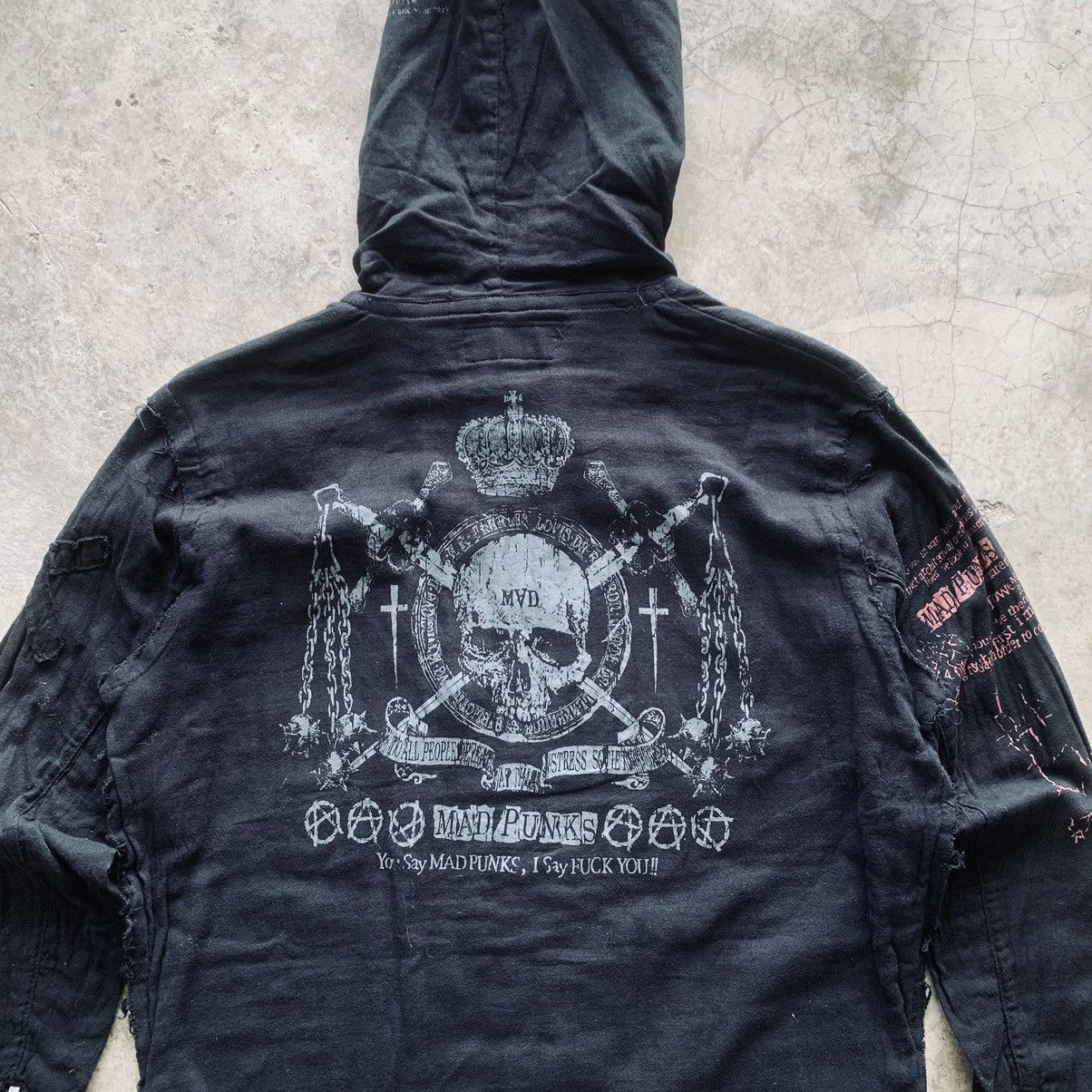 Japanese Brand Mad Punks Japan Chaos Hoodie Jacket Size US M / EU 48-50 / 2 - 10 Thumbnail