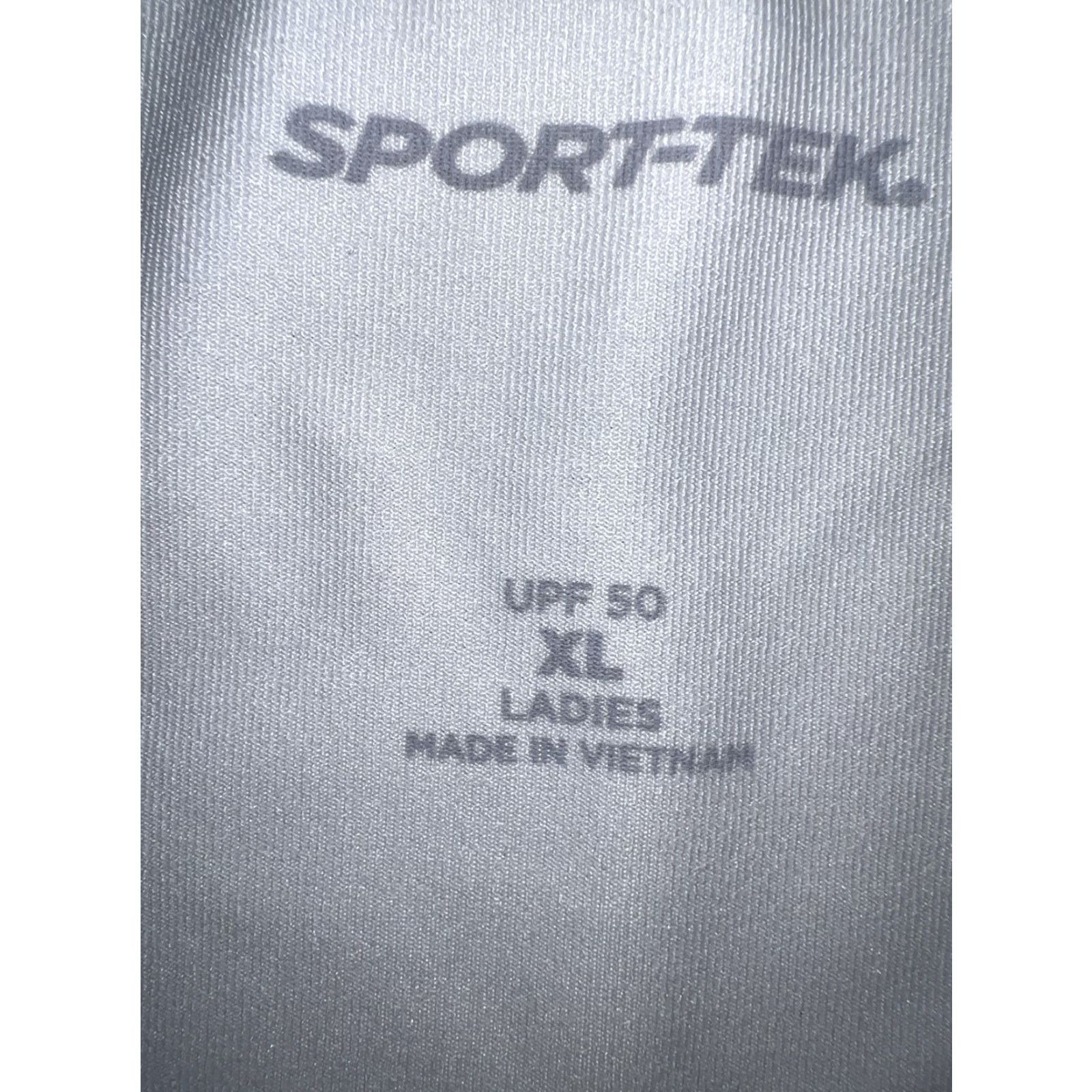 Vintage Sport-Tek Rash Guard T-Shirt XL Unisex Adults White Orange Flowers Logo Retro L/S Crew Neck Surf Water Sports Vintage No Size US XL / EU 56 / 4 - 4 Thumbnail