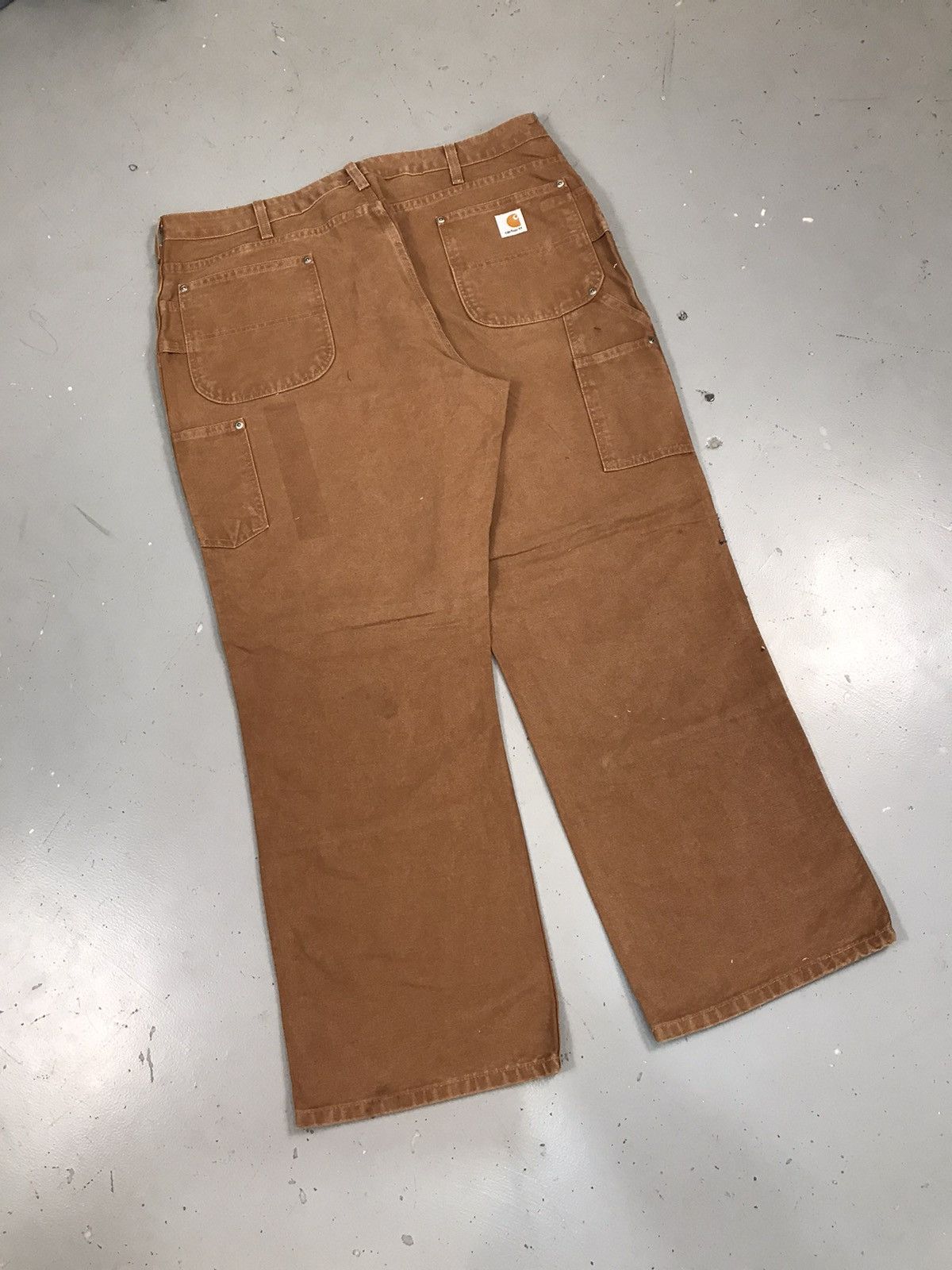 Carhartt × Vintage Vintage Carhartt WB136 BRN double knee denim Size 40" / US 18 - 6 Thumbnail