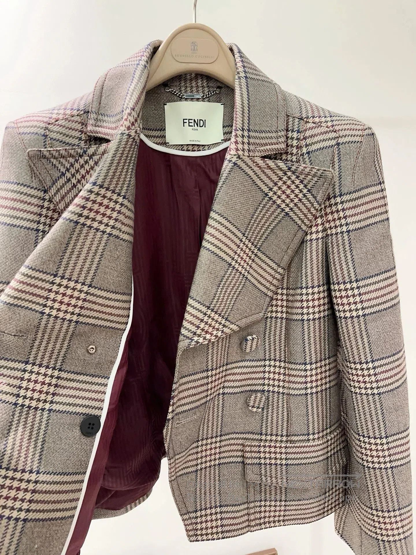 Fendi Fendi Vintage Plaid Blazer Coat. Size US M / EU 48-50 / 2 - 5 Thumbnail