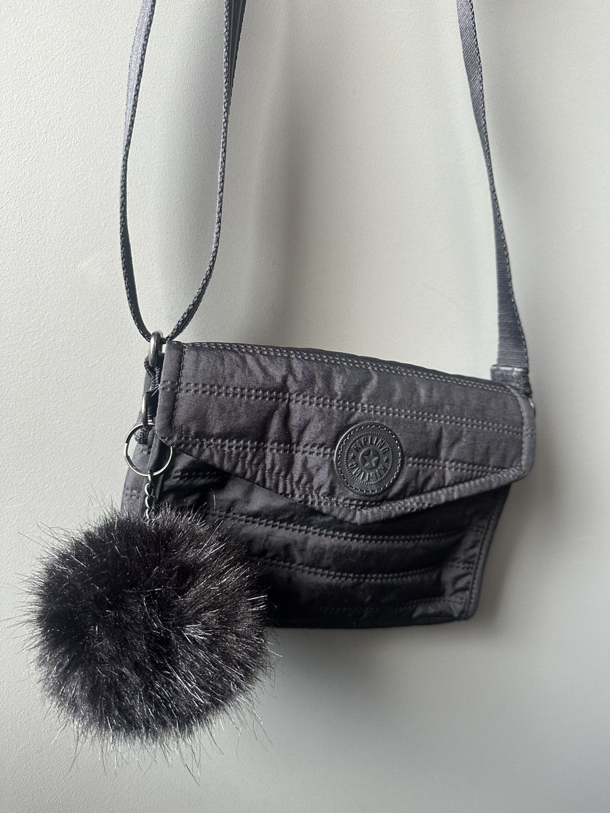 Japanese Brand Kipling Cossbody Black Monkey Nylon Bag Size ONE SIZE - 2 Thumbnail