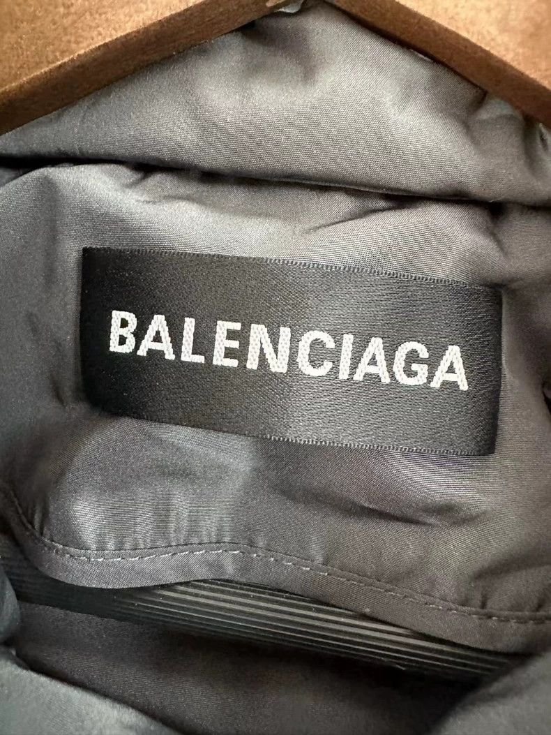 Balenciaga Balenciaga Metallic nylon letter jacket Size US M / EU 48-50 / 2 - 3 Thumbnail