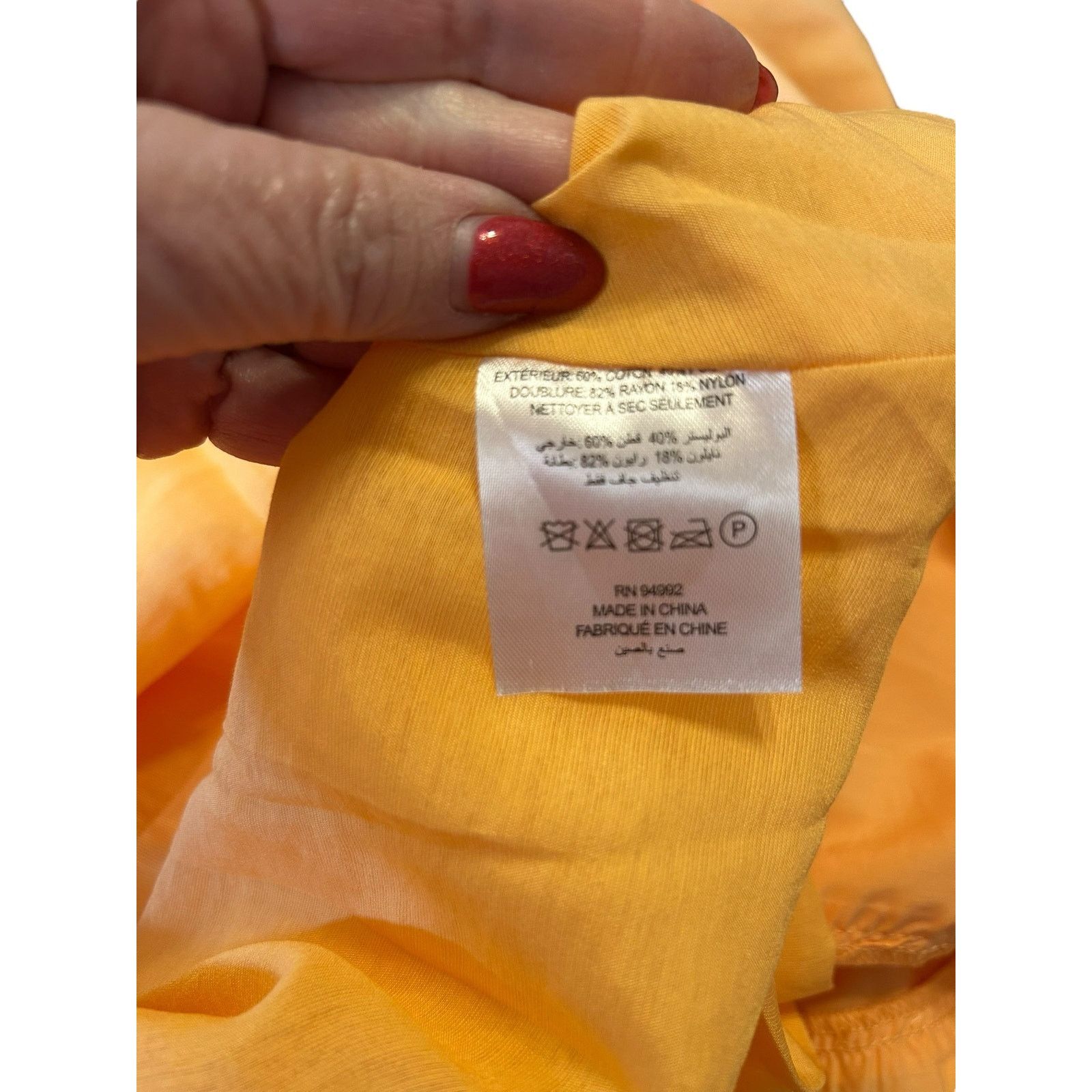 Jonathan Simkhai Jonathan Simkhai Ellery Poplin Maxi Dress in Melon- Size XL Size XL / US 12-14 / IT 48-50 - 8 Thumbnail