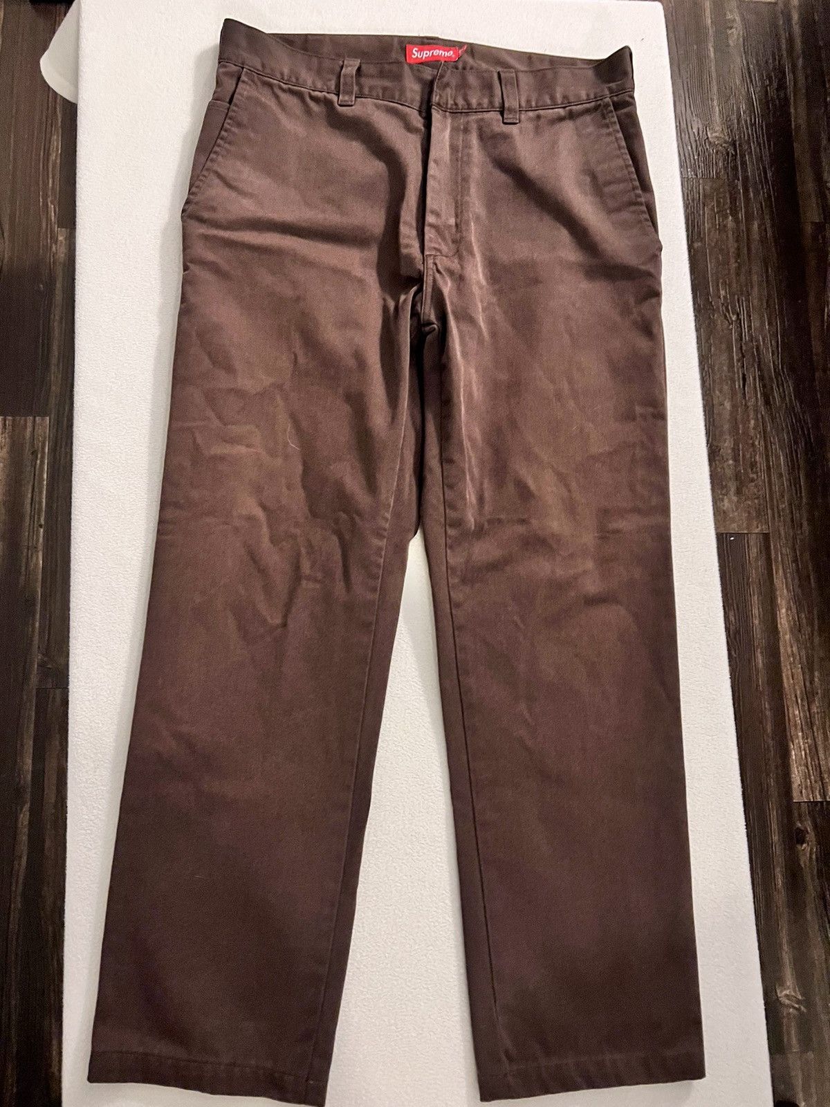 Supreme Brown Pants | Grailed