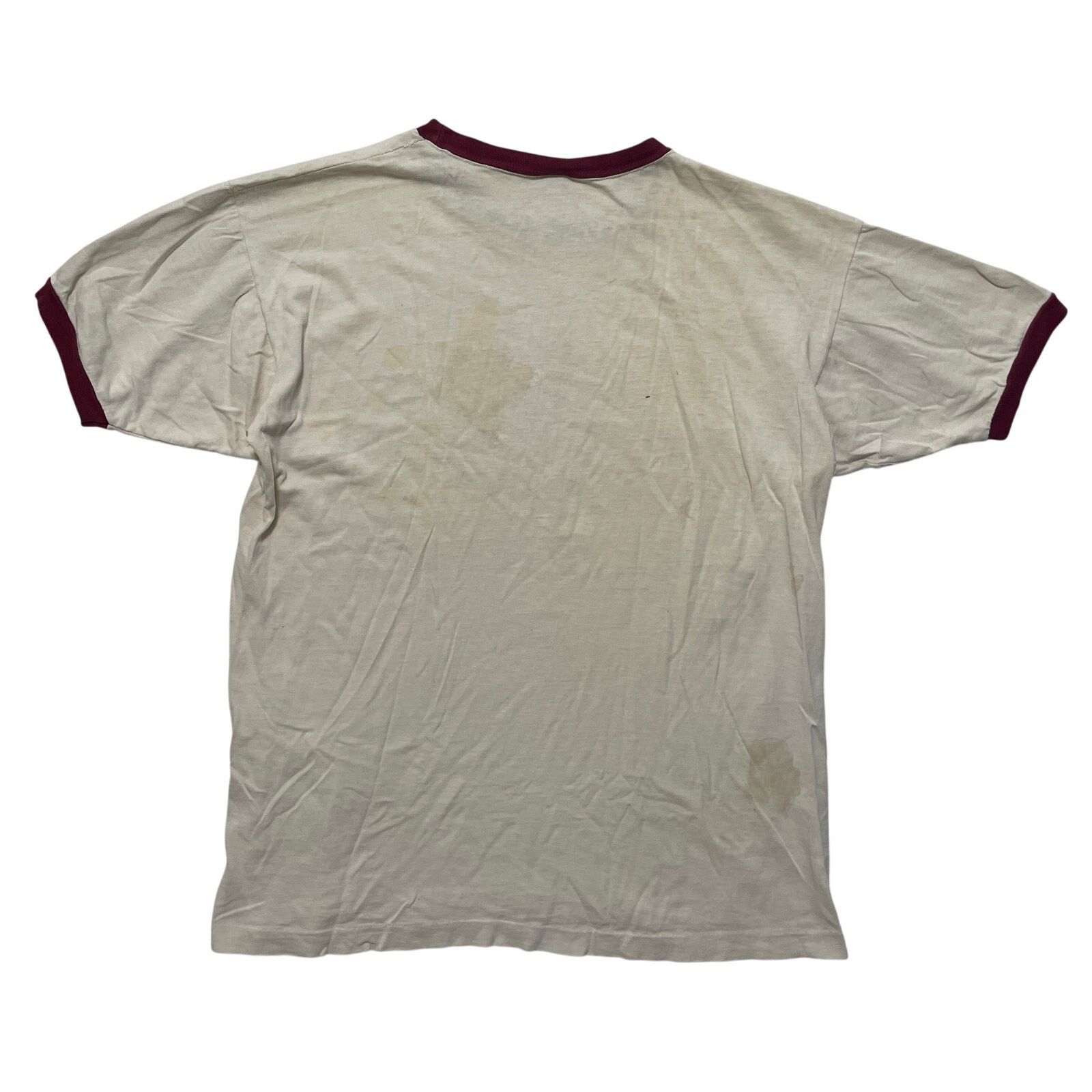 Champion VTG 70's Champion La Canada Football White Ringer T-Shirt L Size US L / EU 52-54 / 3 - 4 Thumbnail