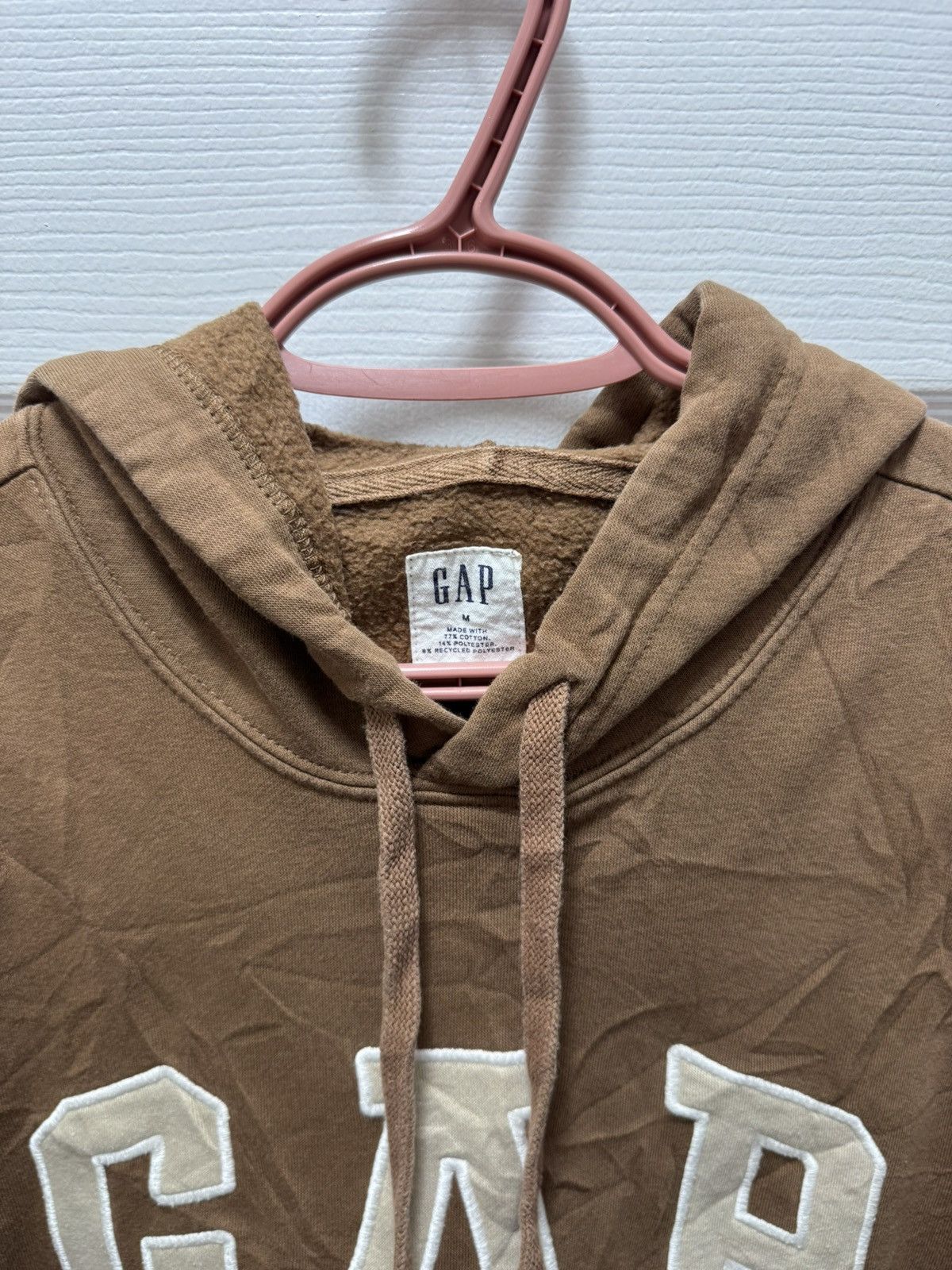 Gap GAP Brown Classic Logo Brown Beige Hoodie Size US M / EU 48-50 / 2 - 3 Thumbnail