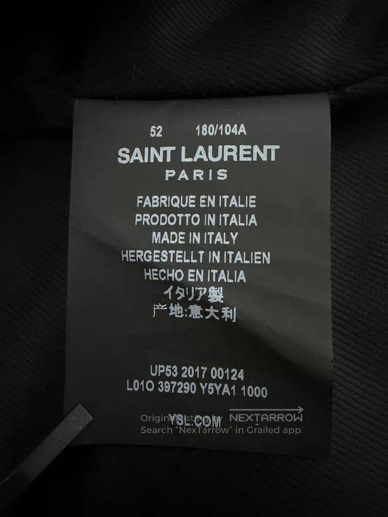 Saint Laurent Paris Saint Laurent Paris Black Biker Jacket i Size US L / EU 52-54 / 3 - 5 Thumbnail