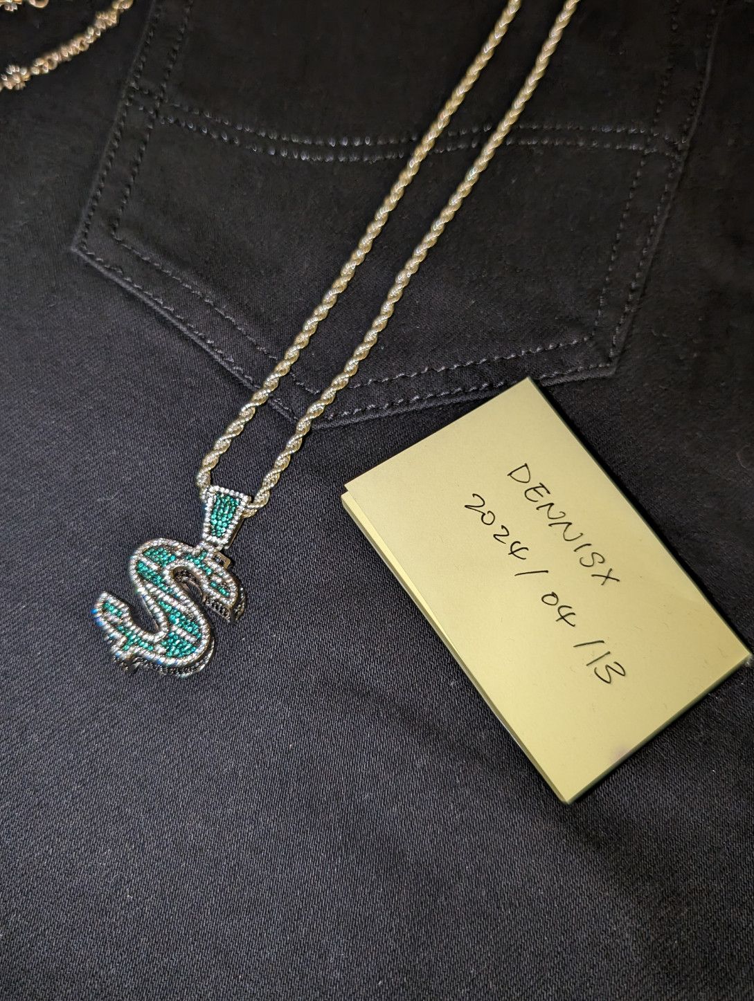 Billionaire Boys Club × Icecream BBC x ICECREAM x GHOST 925Silver Dollar  Sign Necklace | Grailed