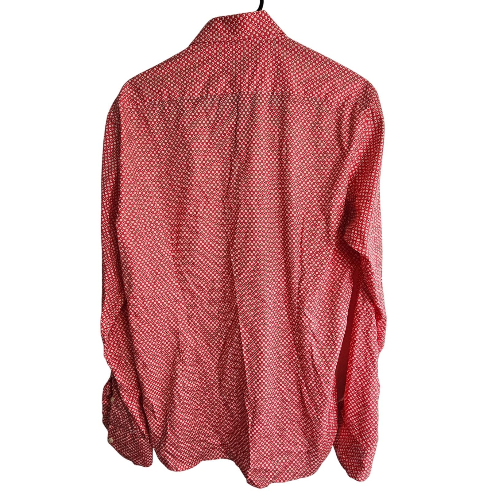 Jack Spade Spada Roma Mens Floral Button Shirt Size 41 Spread Collar Size US L / EU 52-54 / 3 - 9 Thumbnail