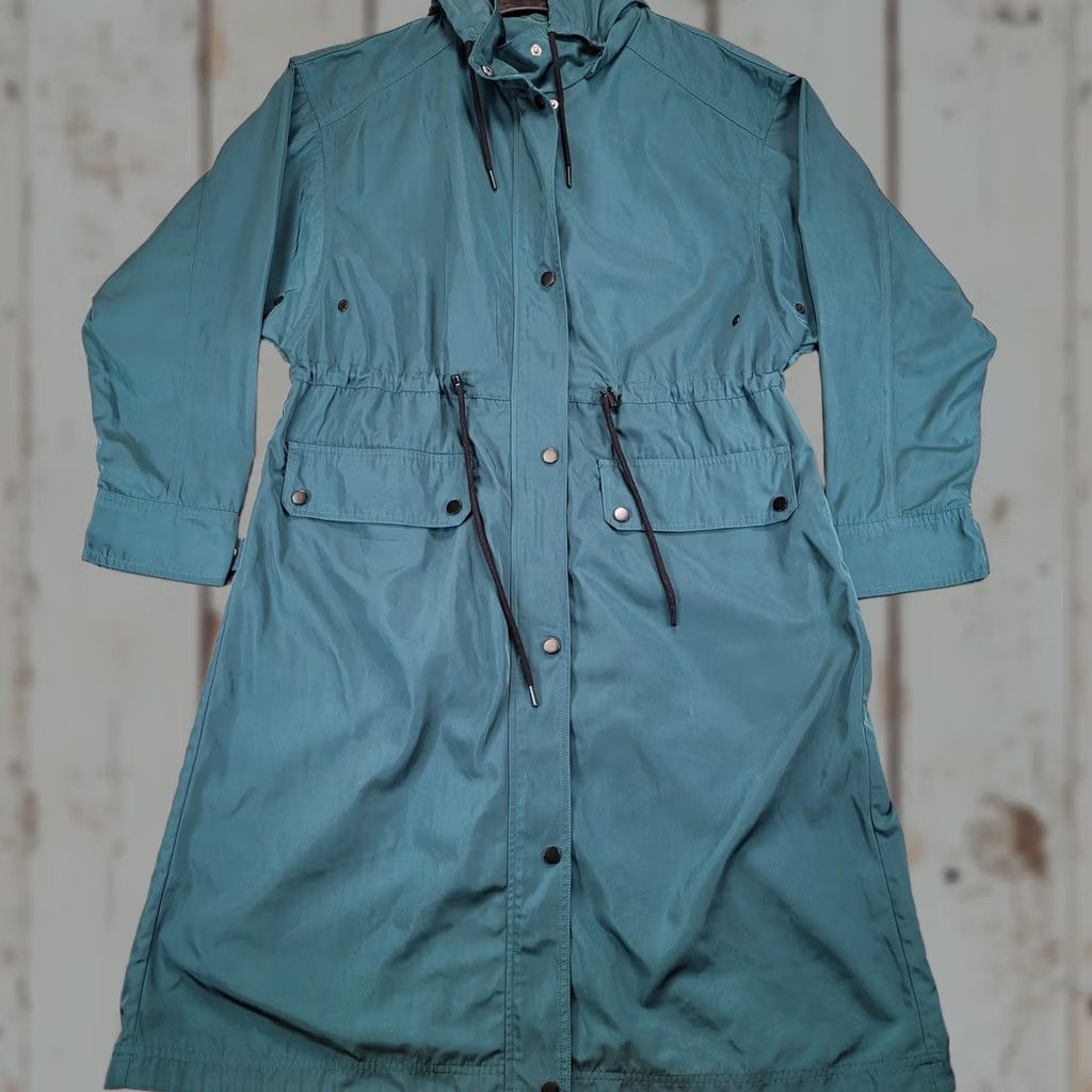 7 For All Mankind 7 For All Mankind Men's Teal Anorak Jacket Hooded Drawstring Waist Size M Size US M / EU 48-50 / 2 - 1 Thumbnail