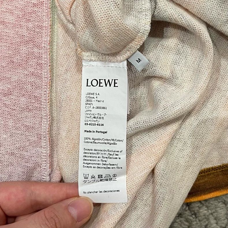 Loewe LOEWE Red and yellow patch sunrise black Logo short sleeve Size M / US 6-8 / IT 42-44 - 4 Thumbnail