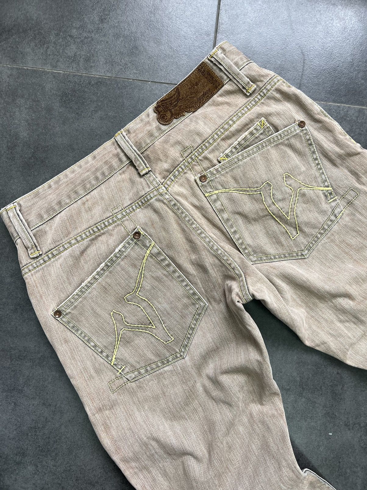 Vintage × Von Dutch Crazy Vintage Y2K Von Dutch Cargo Pants Skater Opium Size US 31 - 2 Thumbnail