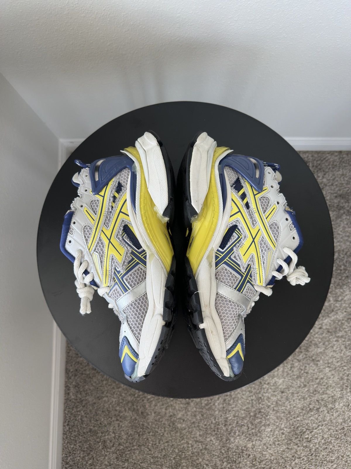 Balenciaga Balenciaga Runner Grey/Yellow/Blue Size US 10 / EU 43 - 6 Thumbnail