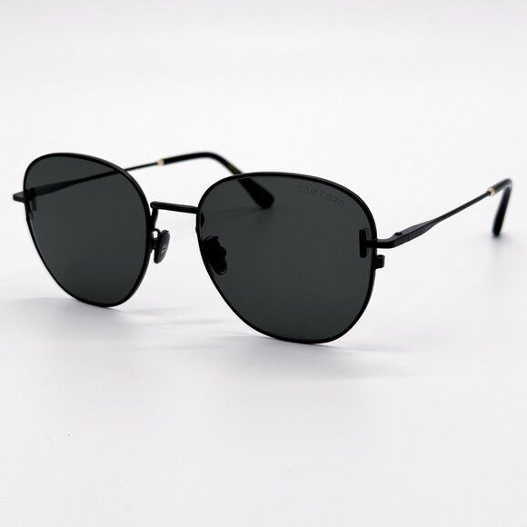 Tom Ford NEW TOM FORD TF976/K 02A BLACK FT0976/S 02A SUNGLASSES T Size ONE SIZE - 2 Thumbnail