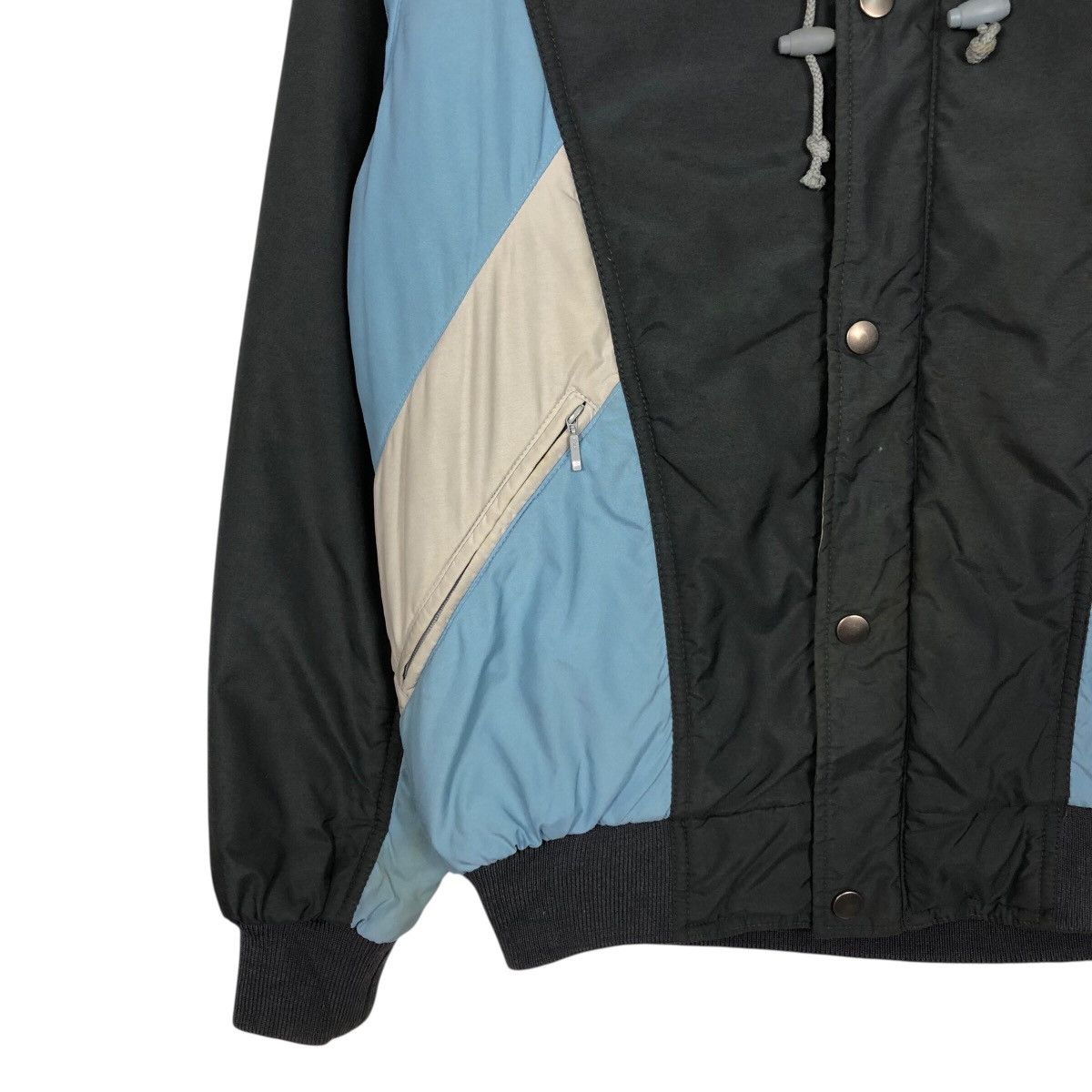 Japanese Brand 📌Vintage Ski Bomber Jacket Point Square Block Design Size US M / EU 48-50 / 2 - 5 Thumbnail