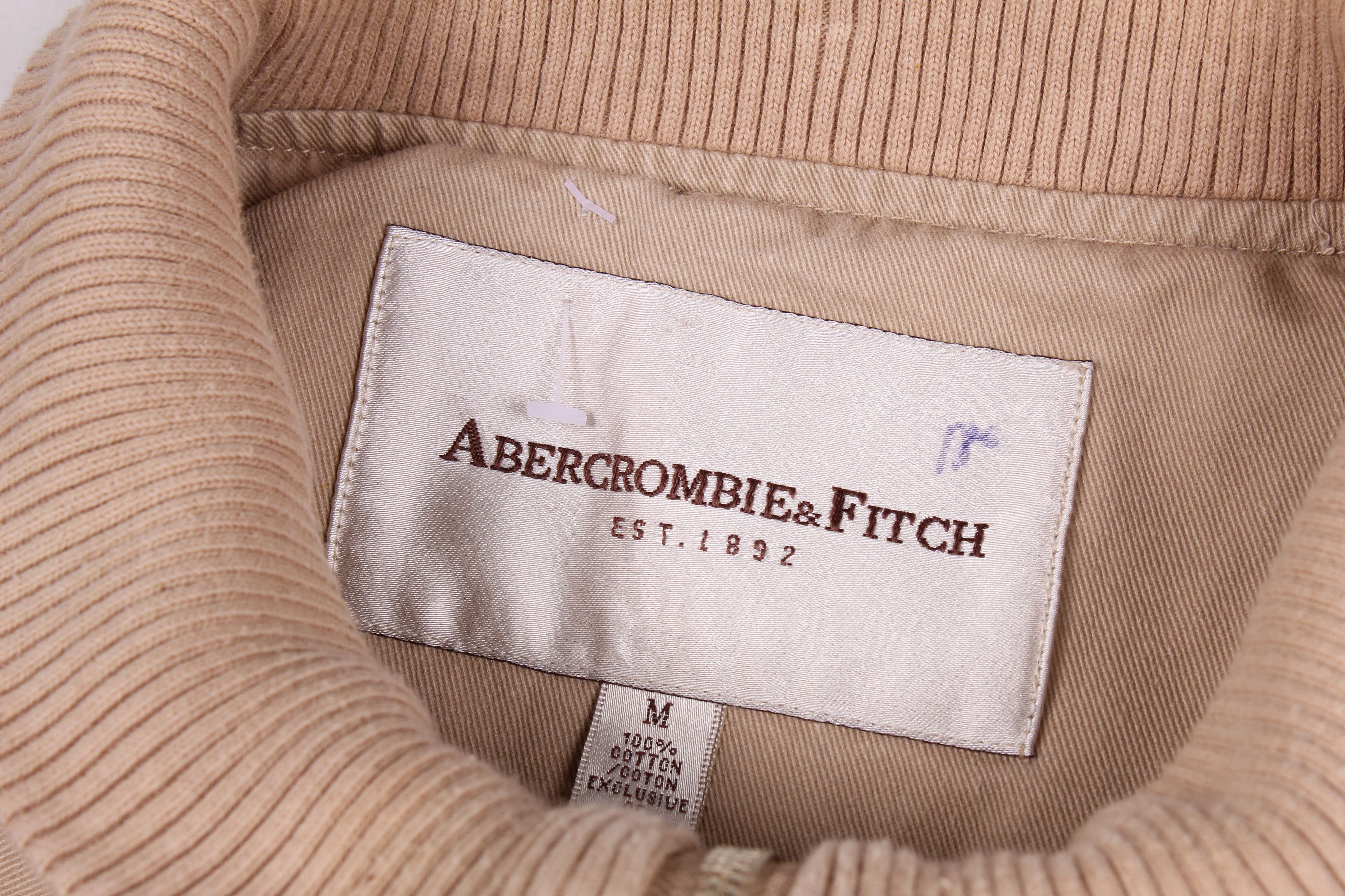 Abercrombie & Fitch × Vintage Vintage Abercrombie & Fitch Y2K Tan Jacket Size M / US 6-8 / IT 42-44 - 6 Thumbnail
