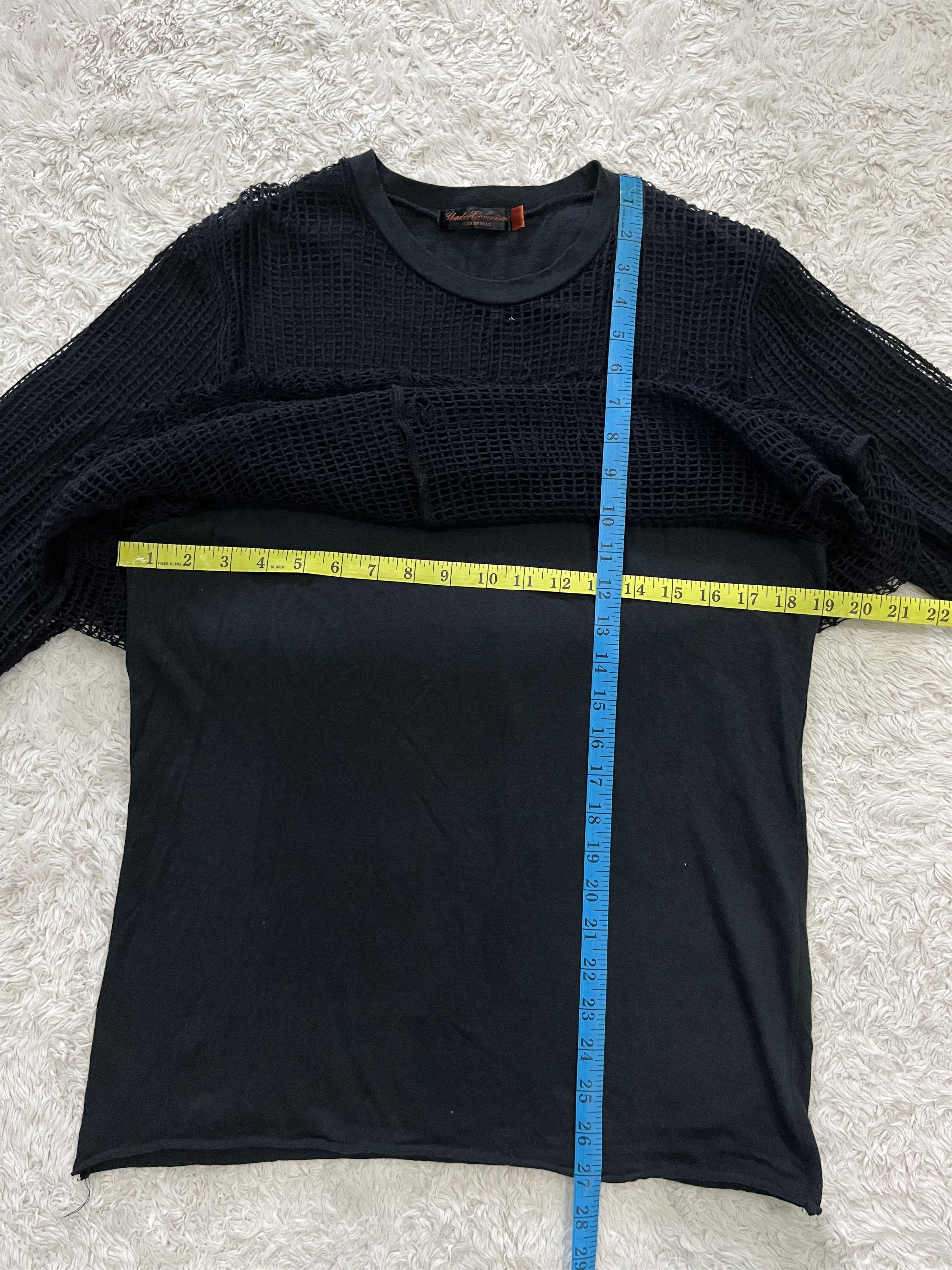 Undercover AW06 - 07 undercover mesh double layered shirt Size US M / EU 48-50 / 2 - 8 Thumbnail