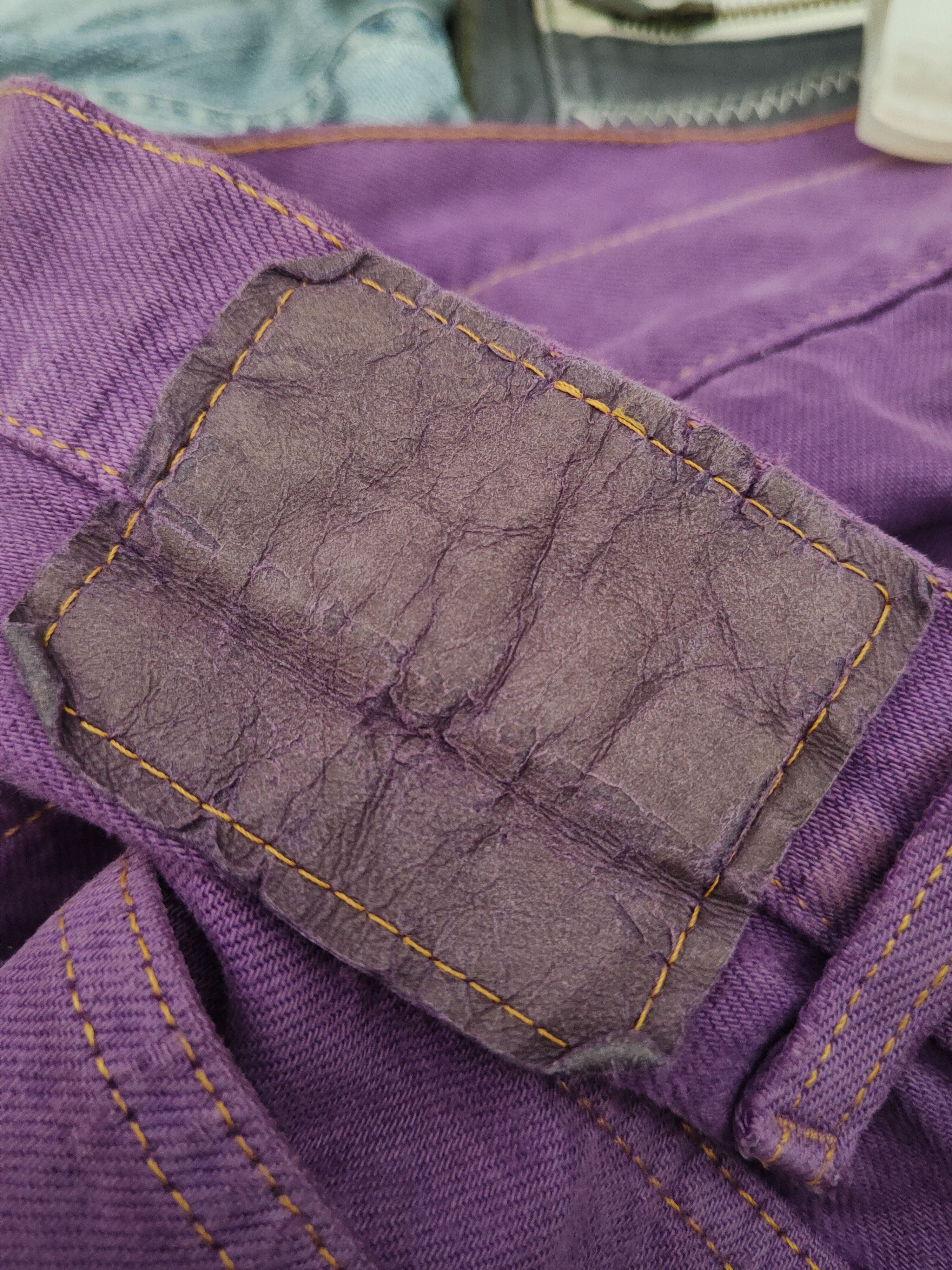 Levi's DL Levis multipocket reconstruct ripped Patched denim #W1870 Size US 32 / EU 48 - 13 Thumbnail