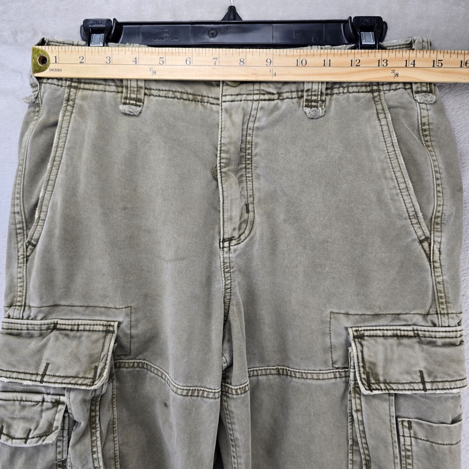 Abercrombie & Fitch VTG Abercrombie & Fitch Pants 30x28 Paratrooper Cargo Y2K Size US 30 / EU 46 - 12 Thumbnail