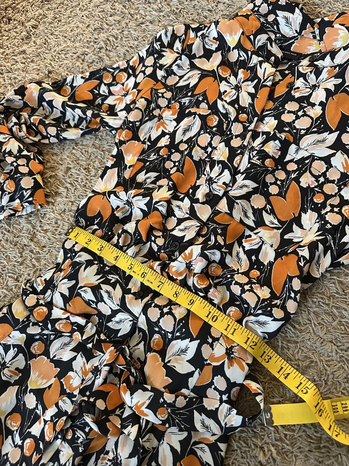 Designer Chic Floral Midi Dress by Who What Wear - Size M Size M / US 6-8 / IT 42-44 - 8 Thumbnail