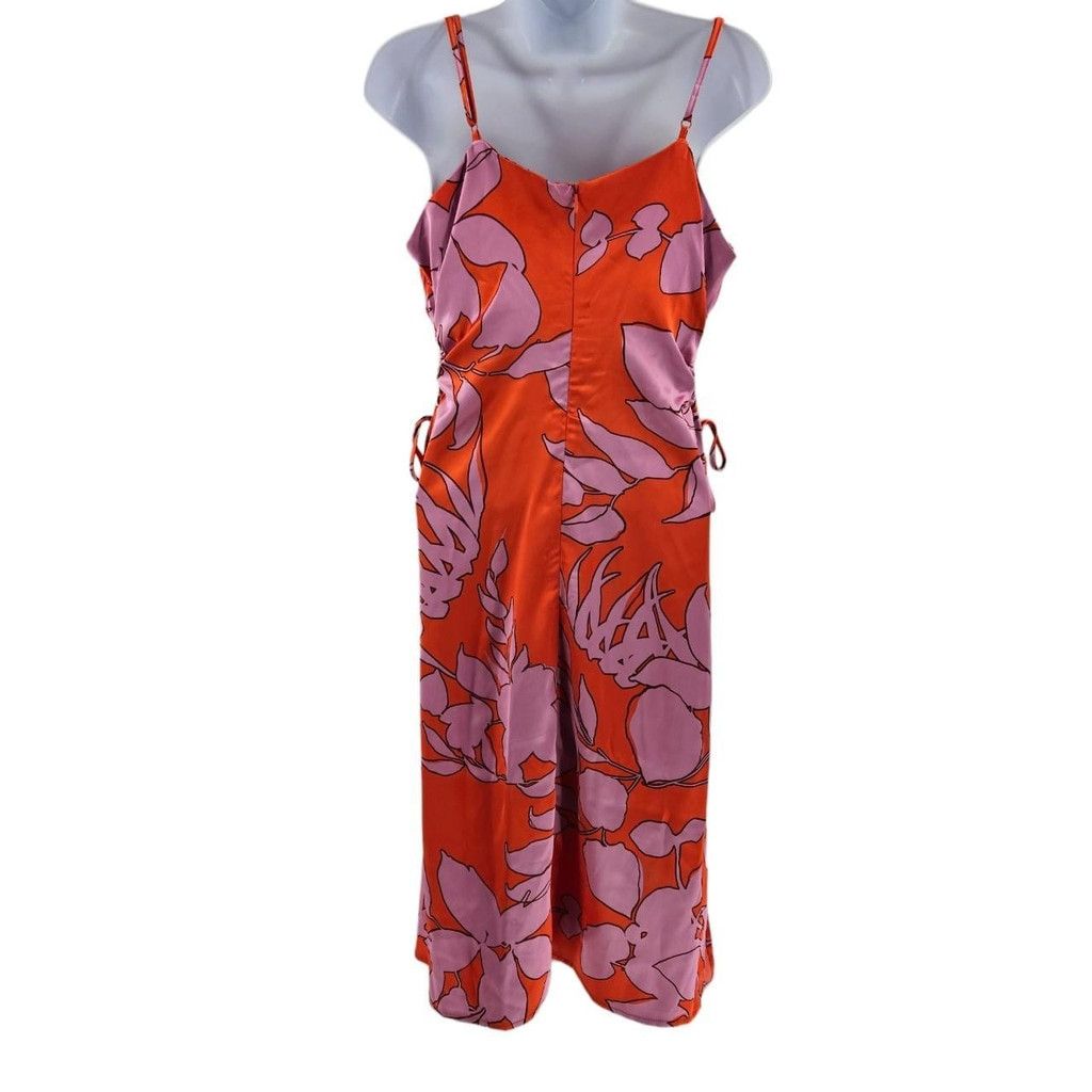 Christian Lacroix Christian Lacroix Floral Satin Shift Dress Size L / US 10 / IT 46 - 2 Thumbnail